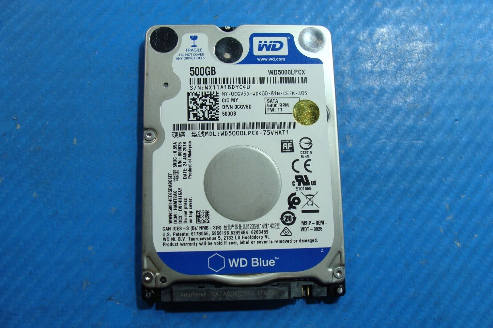 Dell 11 3168 WD 500GB SATA 2.5