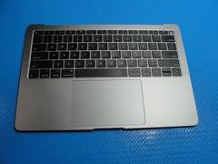 MacBook Air 13" A1932 2018 MRE82LL Top Case Palmrest NO Battery Grey 661-12592