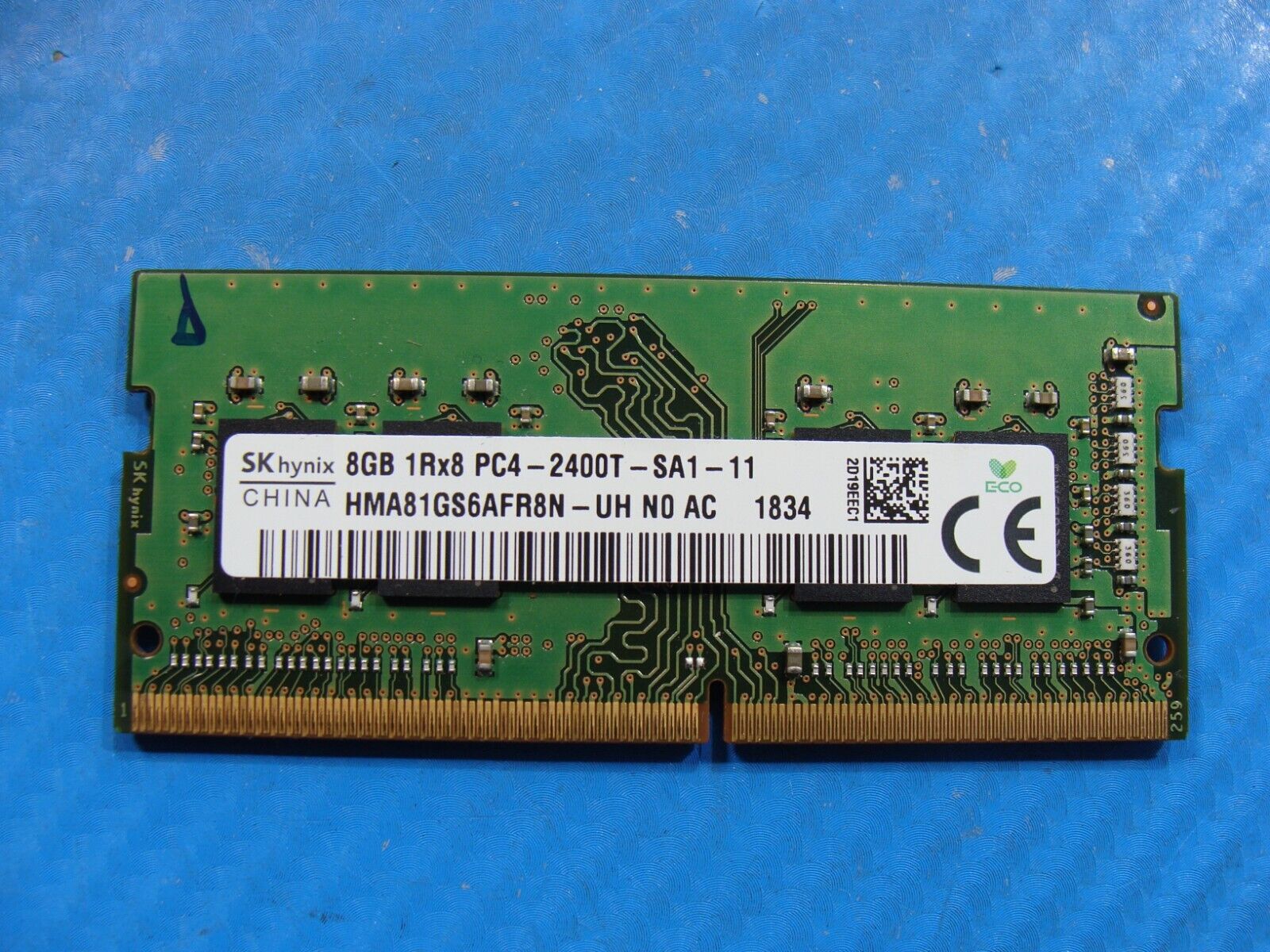 Dell 5490 SK Hynix 8GB 1Rx8 PC4-2400T Memory RAM SO-DIMM HMA81GS6AFR8N-UH