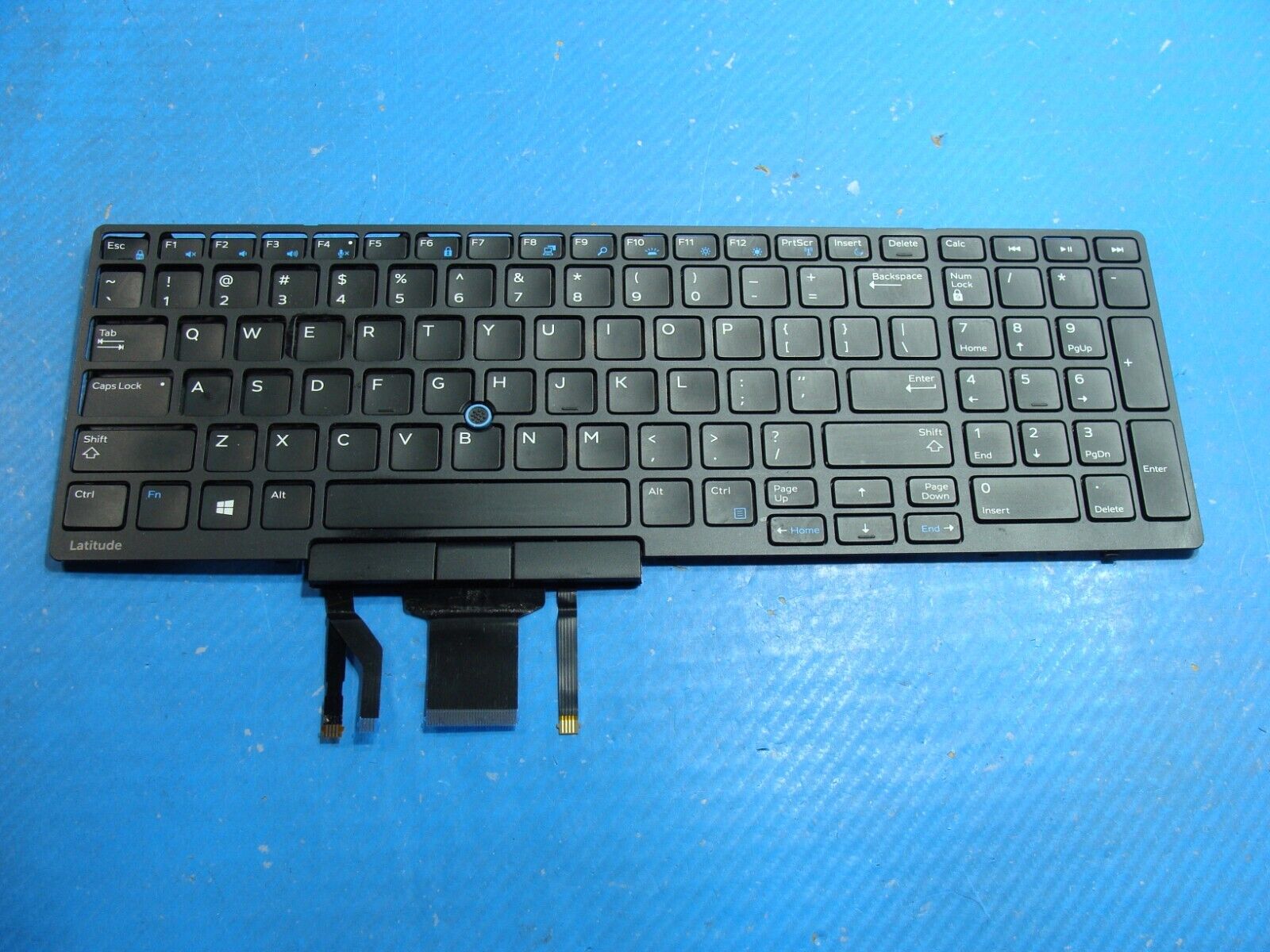 Dell Latitude 15.6” 5580 Genuine Laptop US Backlit Keyboard 383D7 PK1313M3B00