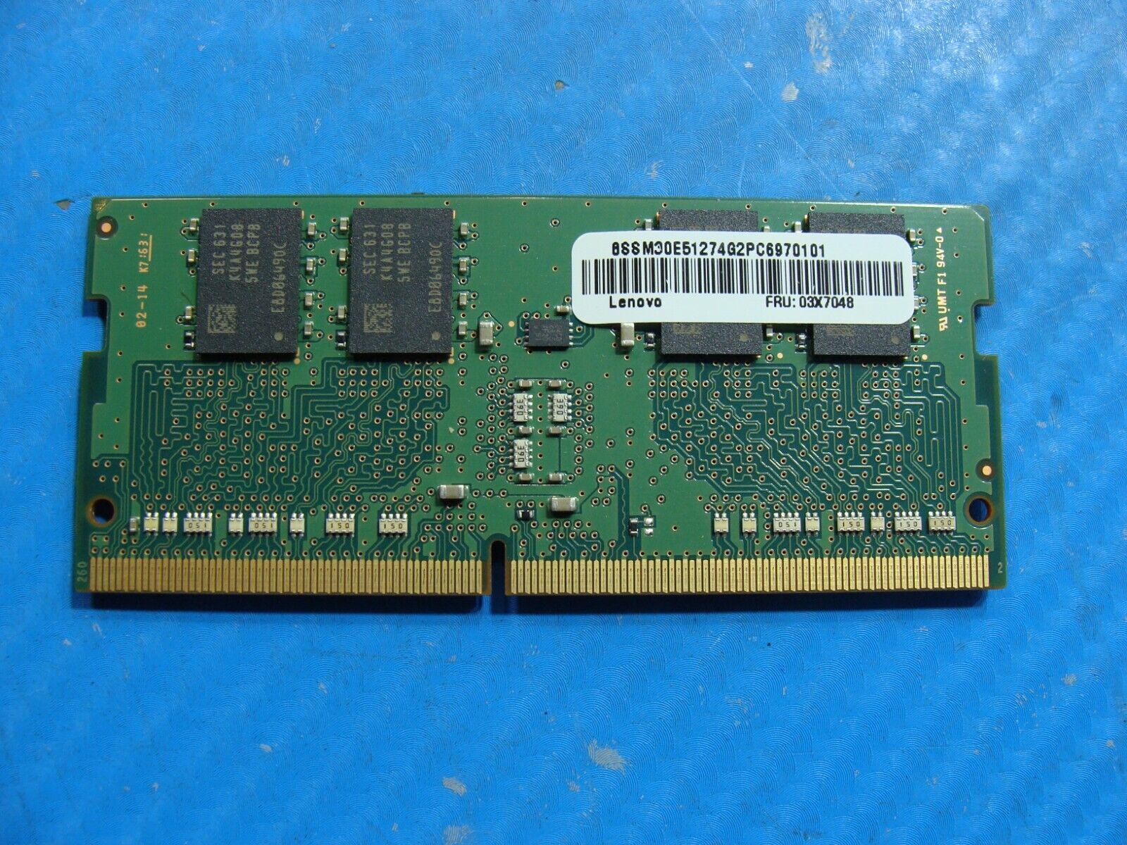 Lenovo T460s Samsung 4GB 1Rx8 PC4-2133P Memory RAM SO-DIMM M471A5143EB0-CPB