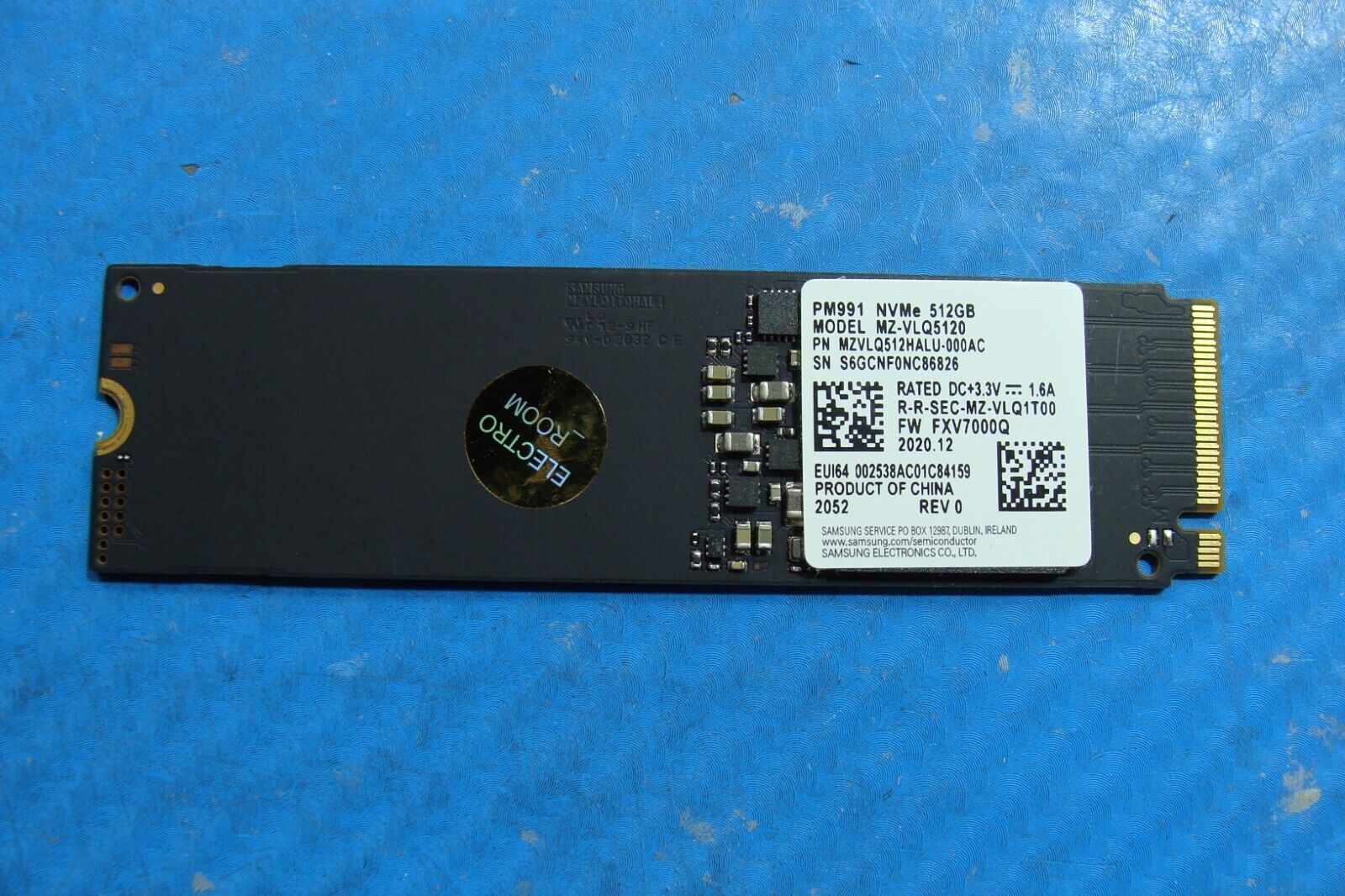 Acer SF314-42 Samsung 512GB Sold State Drive NVMe M.2 SSD MZVLQ512HALU-000AC