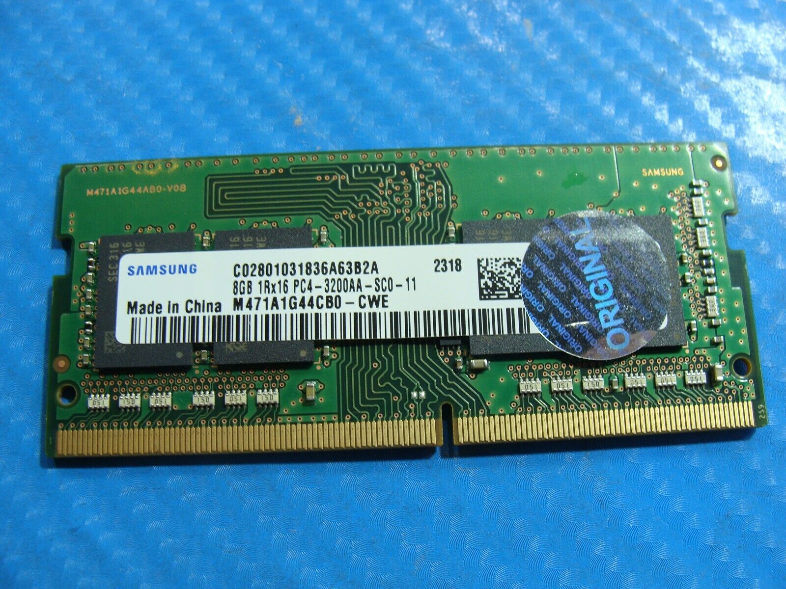 HP 17-cw0023dx Samsung 8GB 1Rx16 PC4-3200AA SO-DIMM Memory RAM M471A1G44CB0-CWE