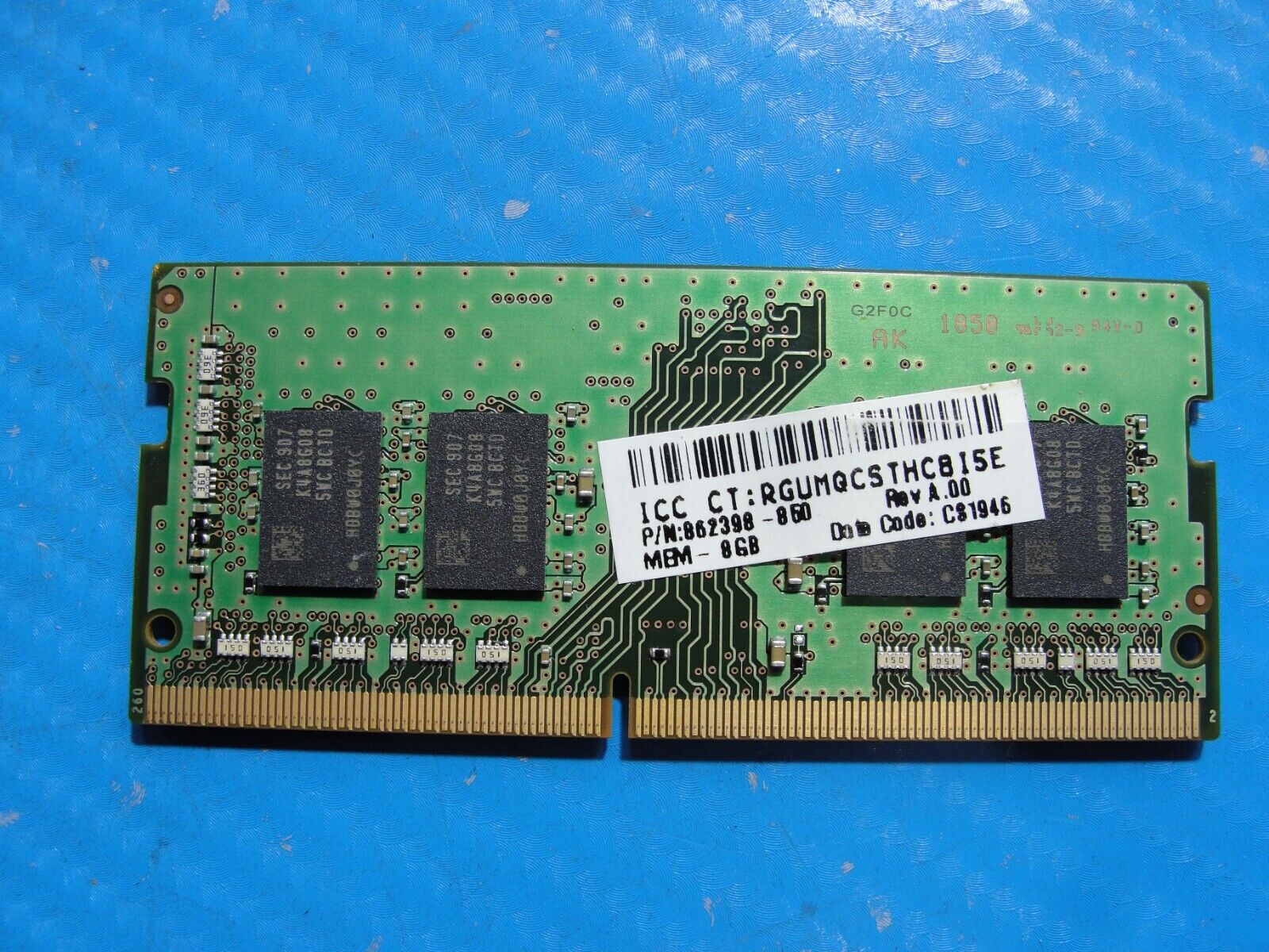 HP 840 G5 Samsung 8GB 1Rx8 PC4-2666V Memory RAM SO-DIMM M471A1K43CB1-CTD