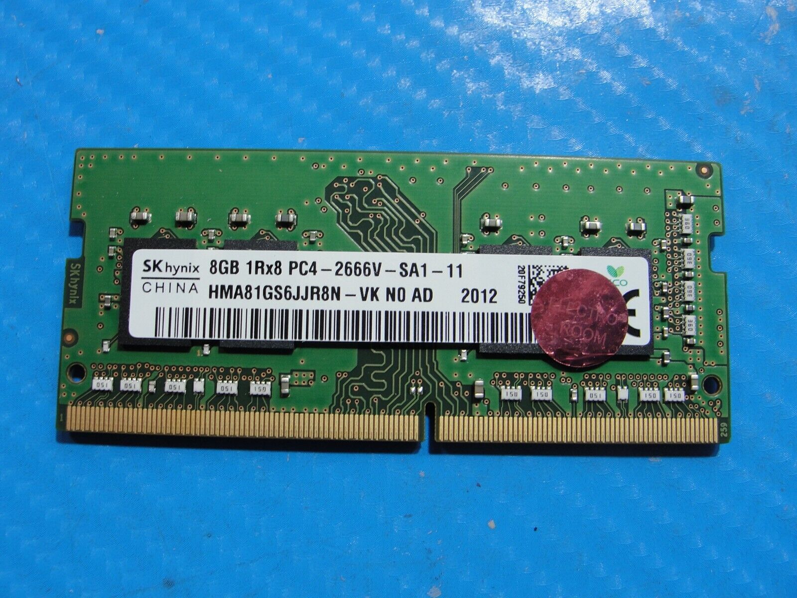 HP 15t-da200 SK Hynix 8GB 1Rx8 PC4-2666V Memory RAM SO-DIMM HMA81GS6JJR8N-VK