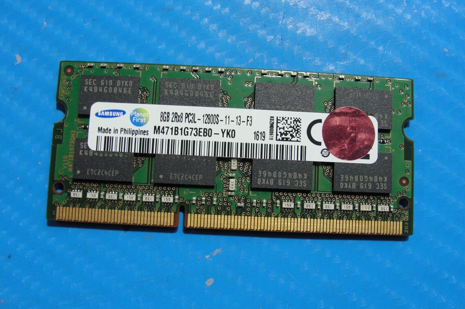 Lenovo E560 Samsung 8GB 2Rx8 PC3L-12800S Memory RAM SO-DIMM M471B1G73EB0-YK0