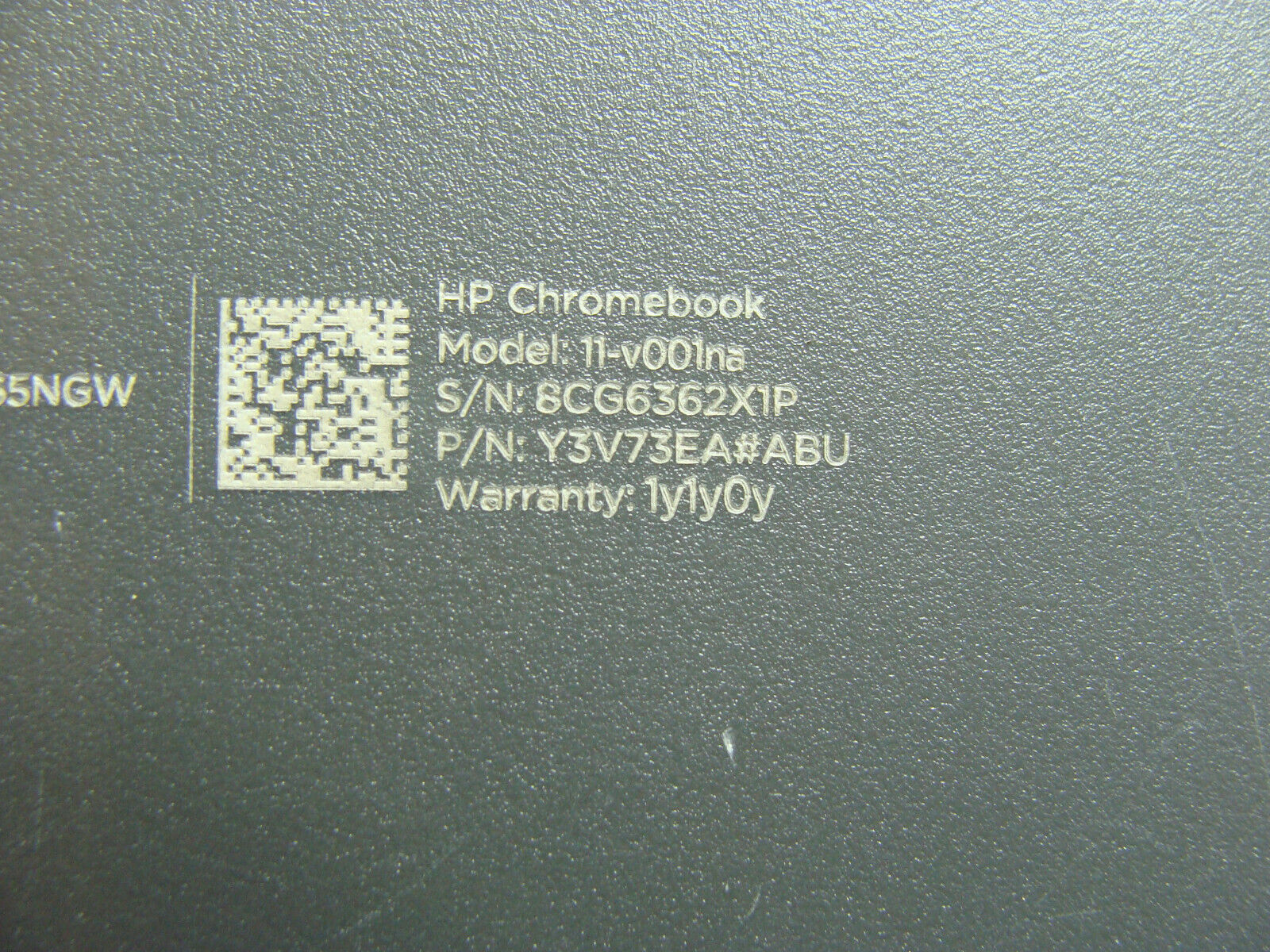 HP Chromebook 11-v001na 11.6