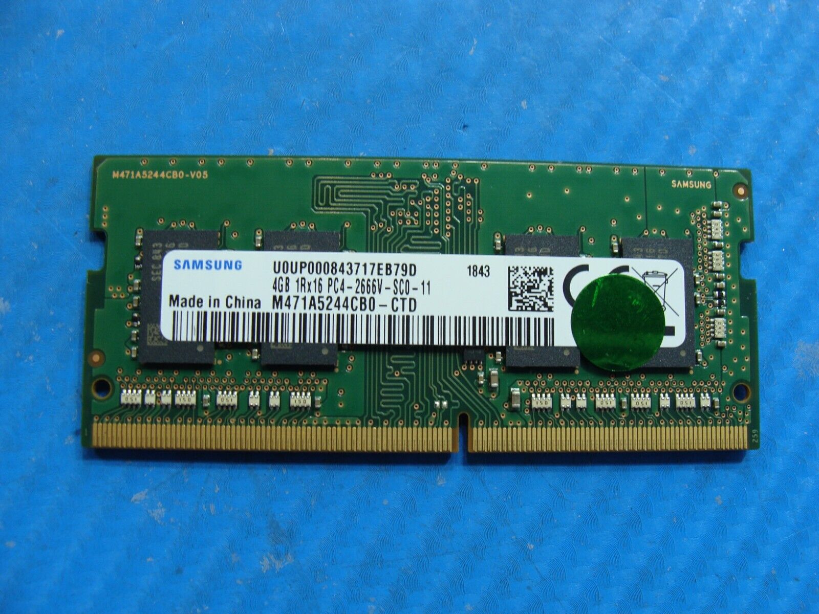 Lenovo 330S-15IKB Samsung 4GB PC4-2666V Memory RAM SO-DIMM M471A5244CB0-CTD