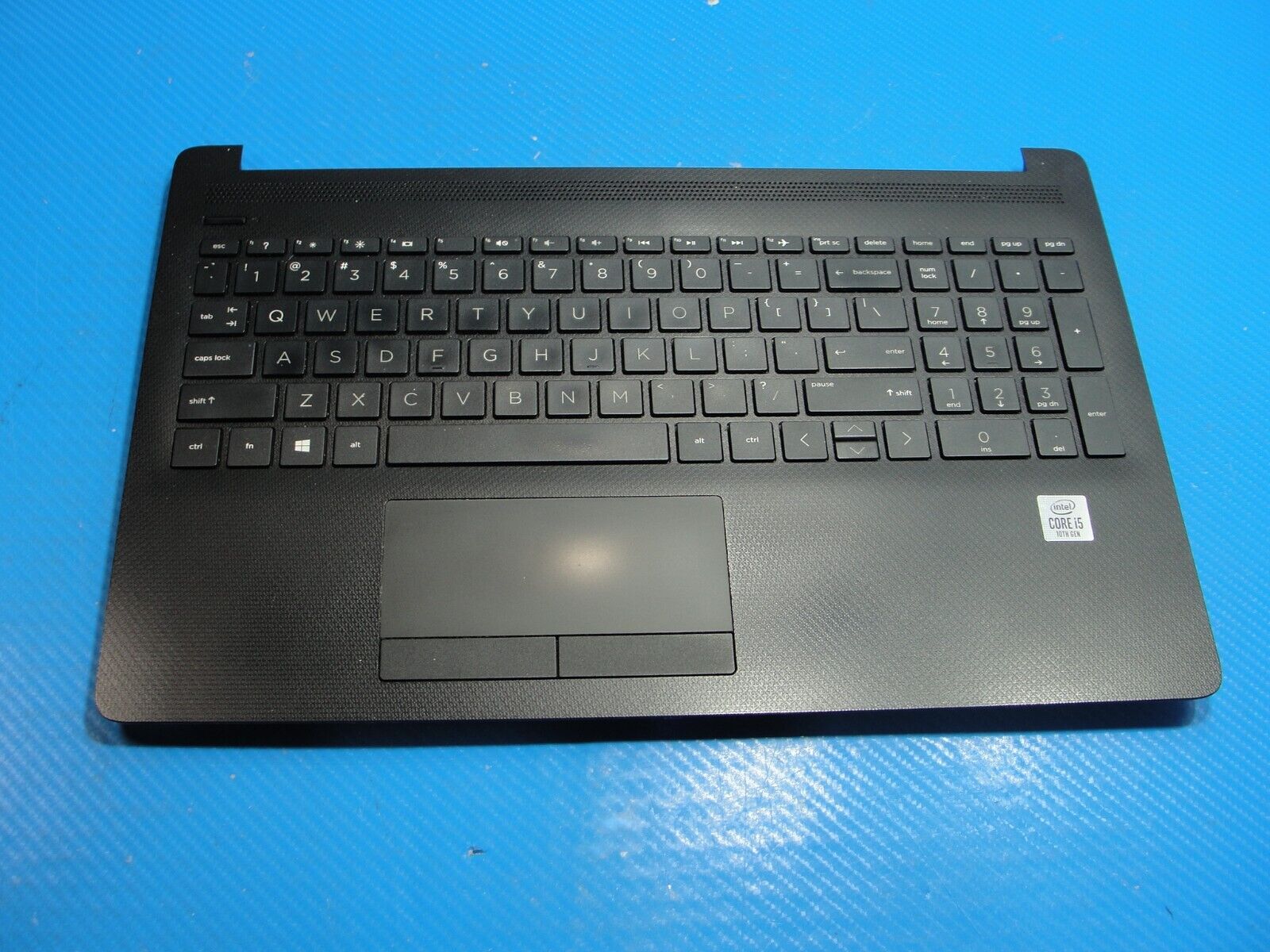 HP 15.6” 15t-da200 Genuine Laptop Palmrest w/TouchPad Keyboard Black