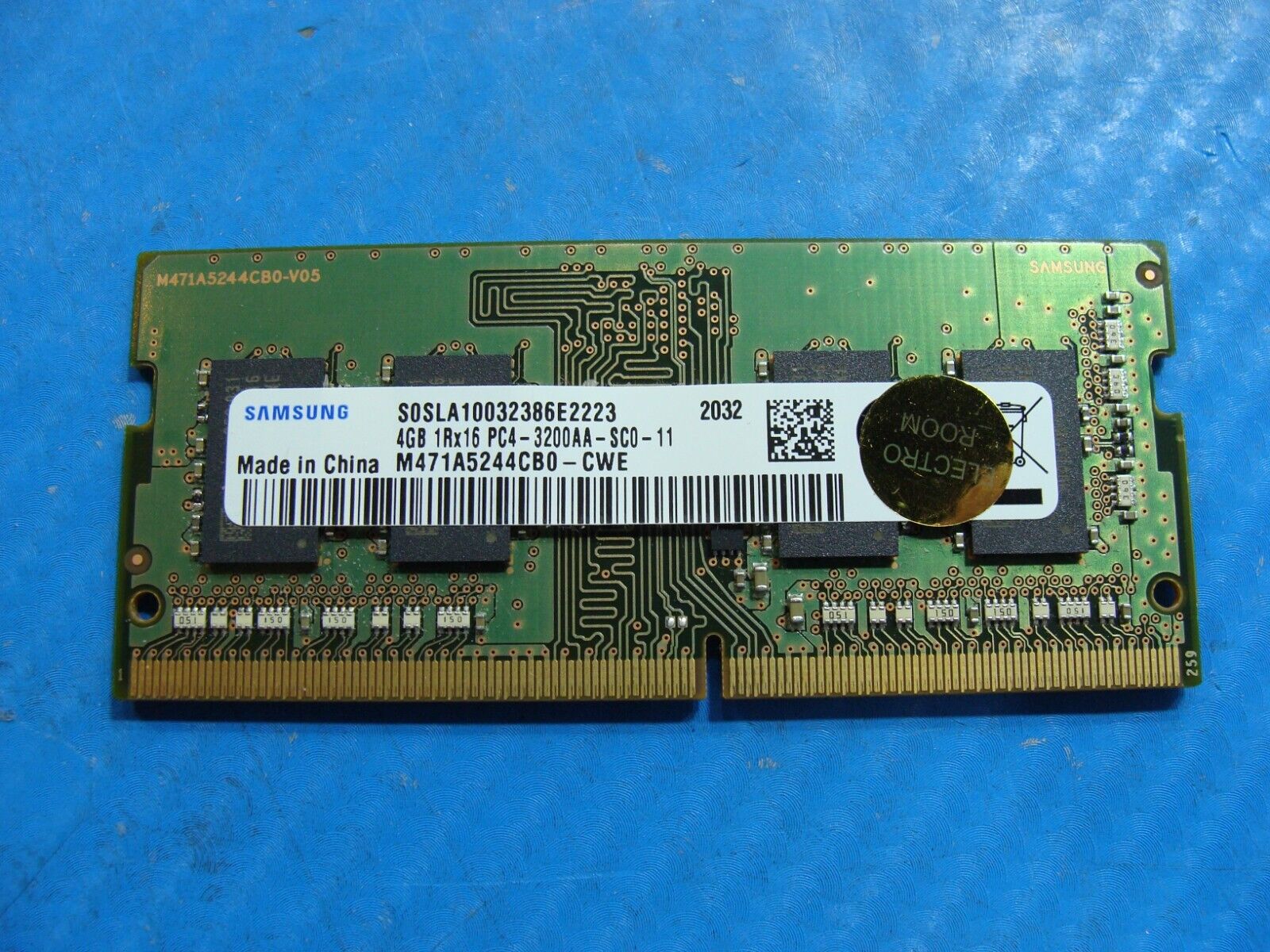 HP 16-a0032dx Samsung 4GB 1Rx16 PC4-3200AA Memory RAM SO-DIMM M471A5244CB0-CWE