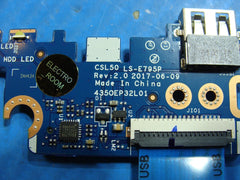HP 15-bs190od 15.6" USB Port Card Reader Board w/Cable LS-E795P