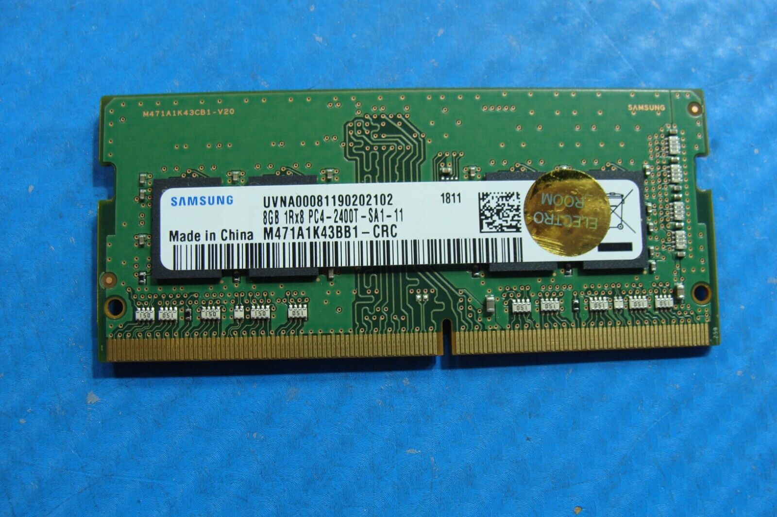 HP 15-bs113dx Samsung 8GB PC4-2400T Memory RAM SO-DIMM M471A1K43BB1-CRC