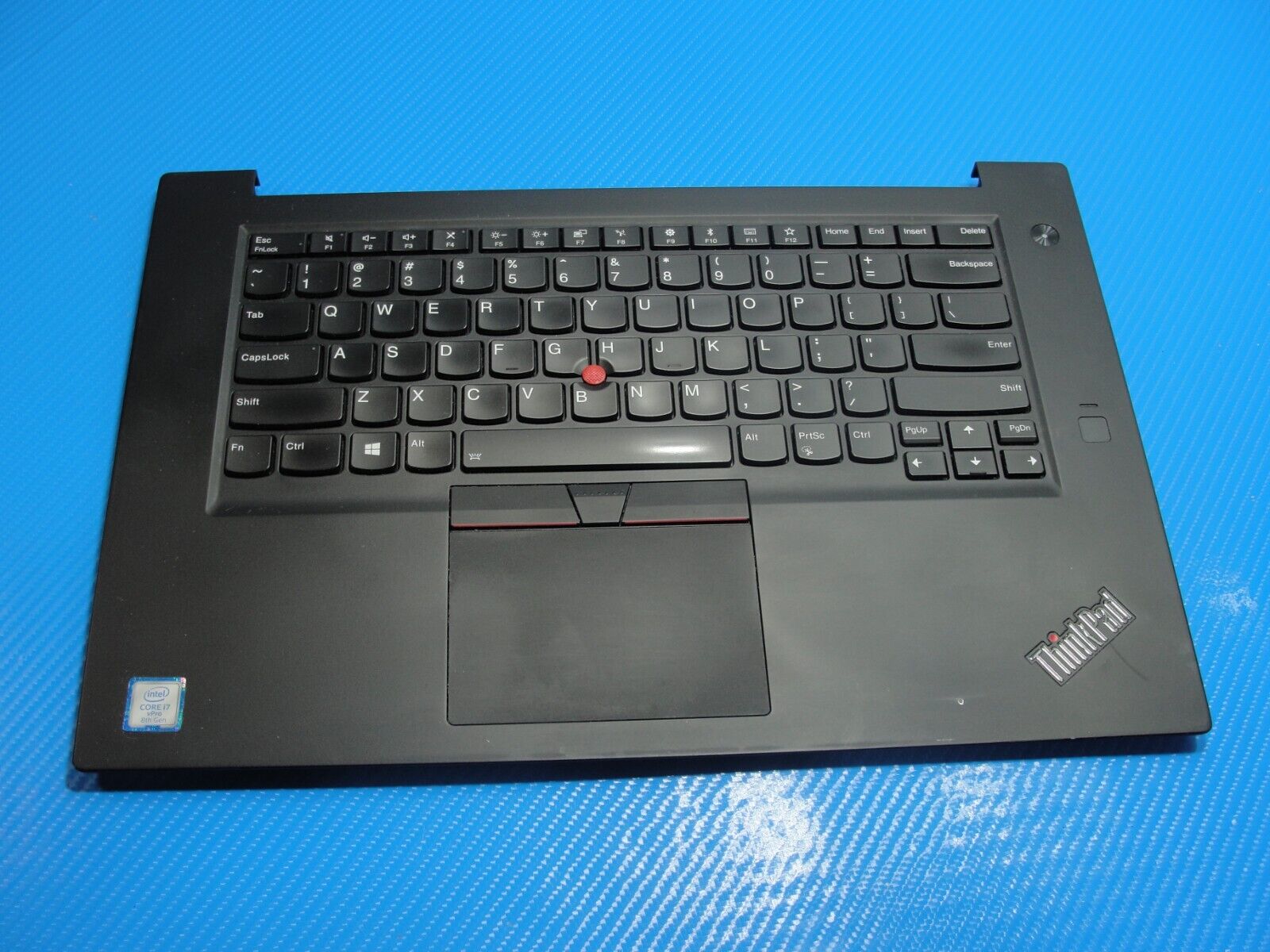 Lenovo ThinkPad 16” X1 Extreme Palmrest w/TouchPad BL Keyboard 430.0DY01.0001