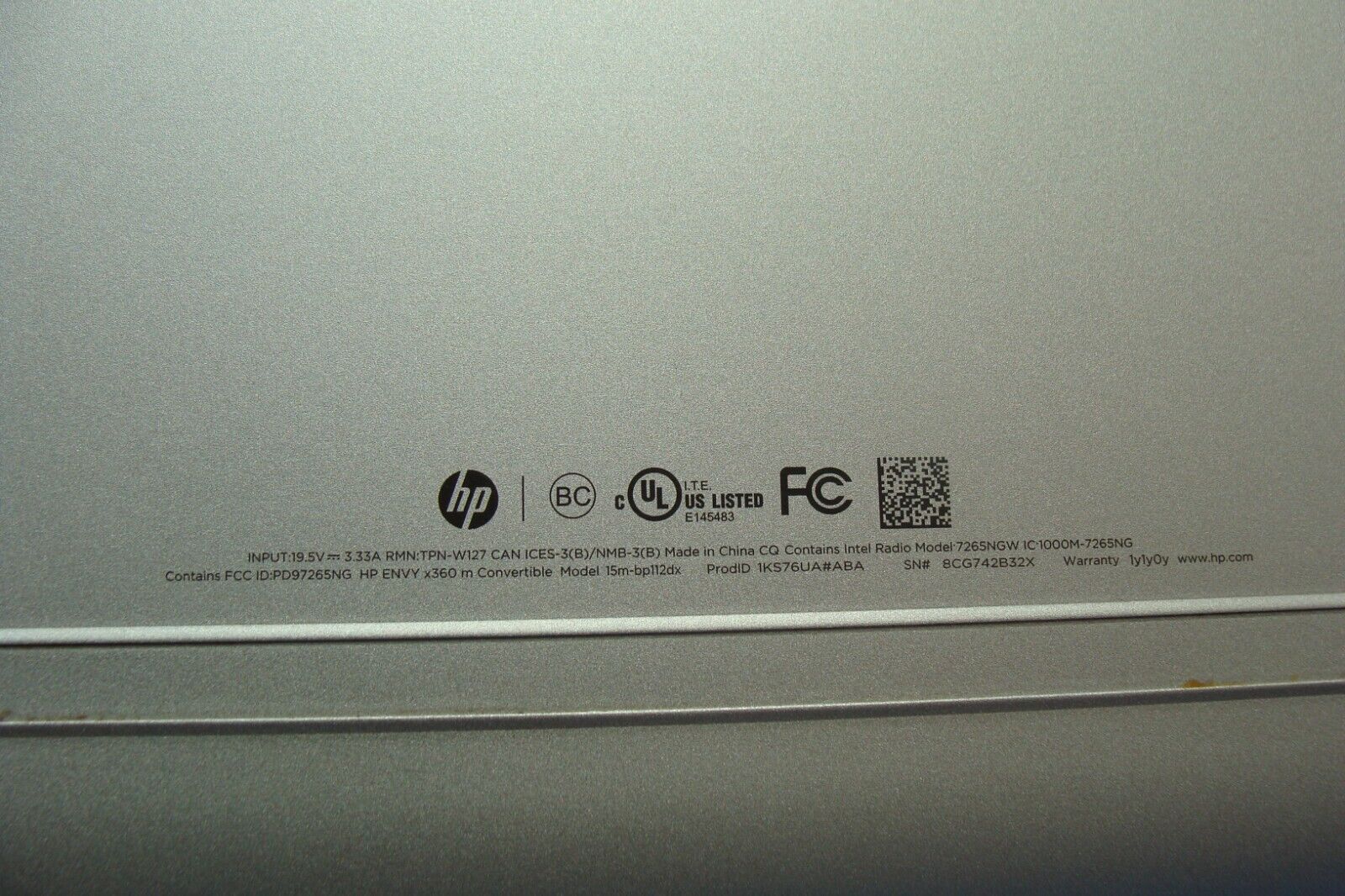 HP ENVY x360 15m-bp112dx 15.6