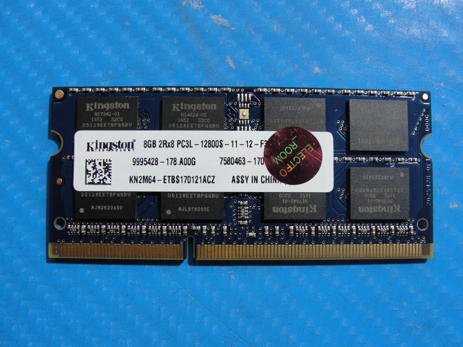 Dell 15 7559 Kingston 8GB 2Rx8 PC3L-12800S SO-DIMM Memory RAM KN2M64-ETB