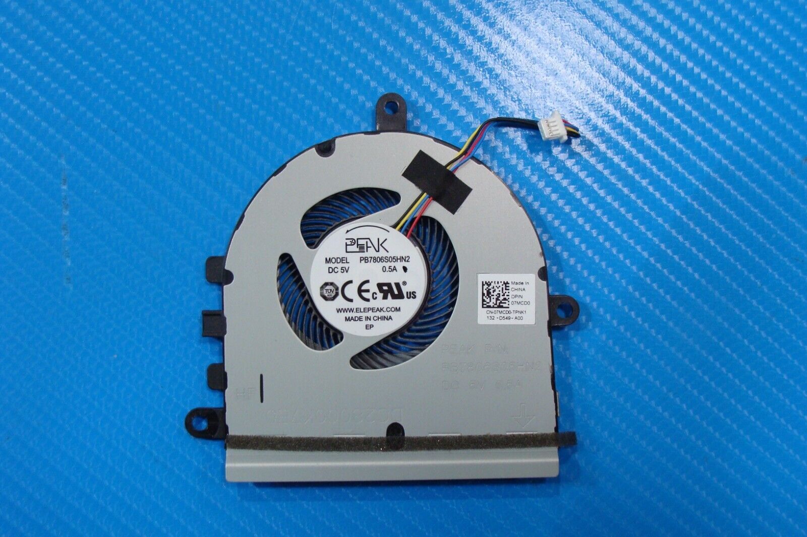 Dell Vostro 15.6” 3500 Genuine Laptop CPU Cooling Fan 7MCD0 DC28000K7E0