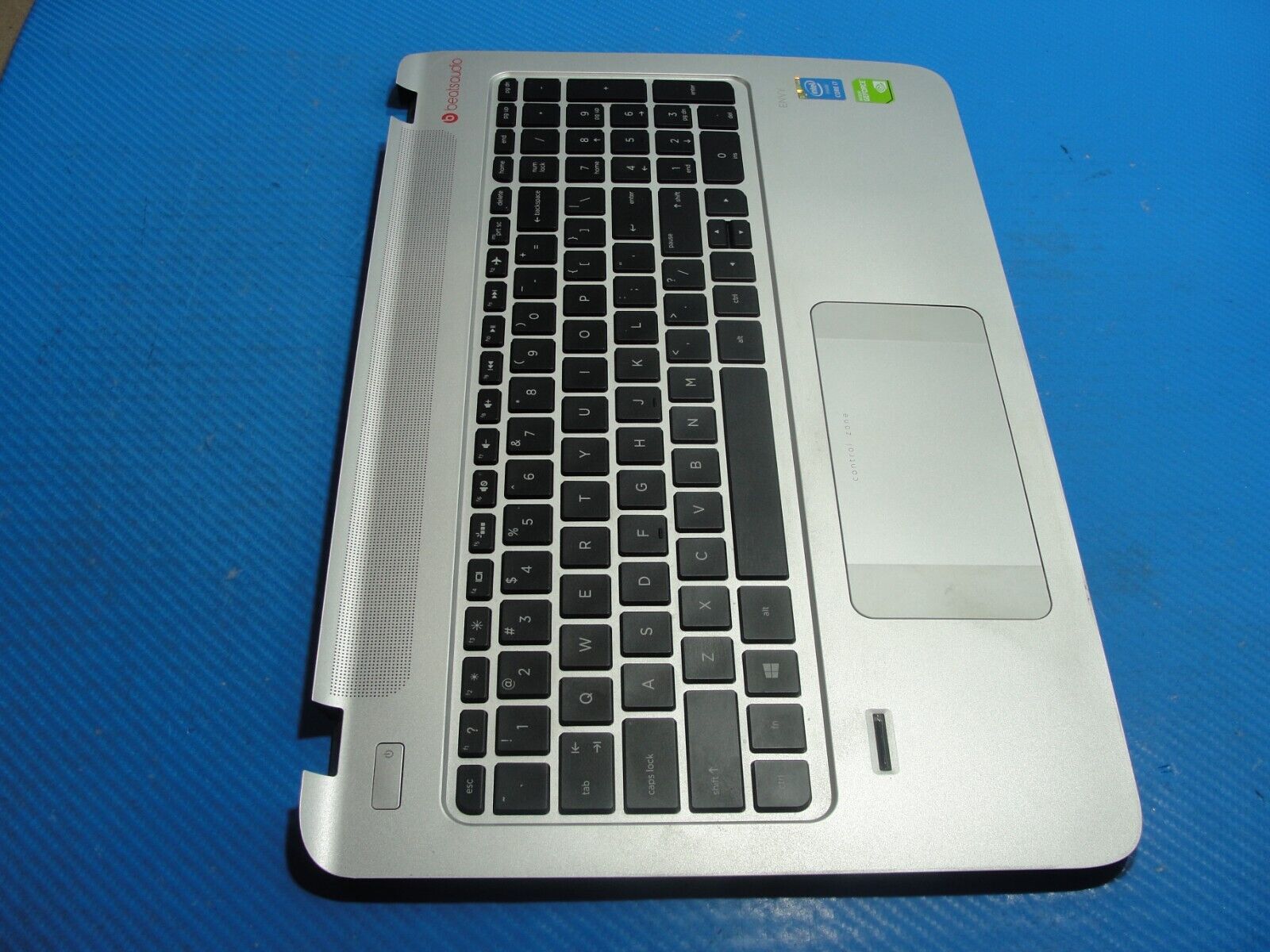 HP Envy 15.6” 15t-k100 OEM Laptop Palmrest w/TouchPad BL Keyboard EAY34004010