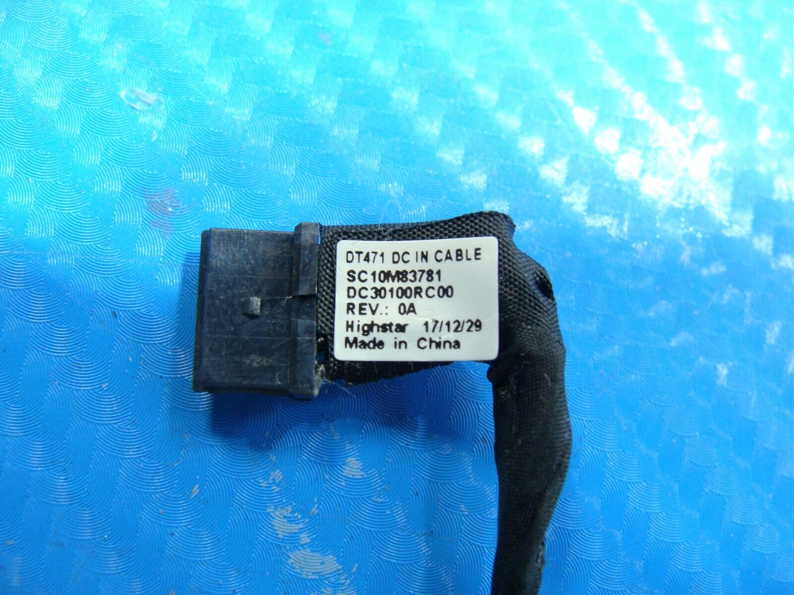 Lenovo ThinkPad 14” T470 Genuine Laptop DC IN Power Jack w/Cable DC30100RC00