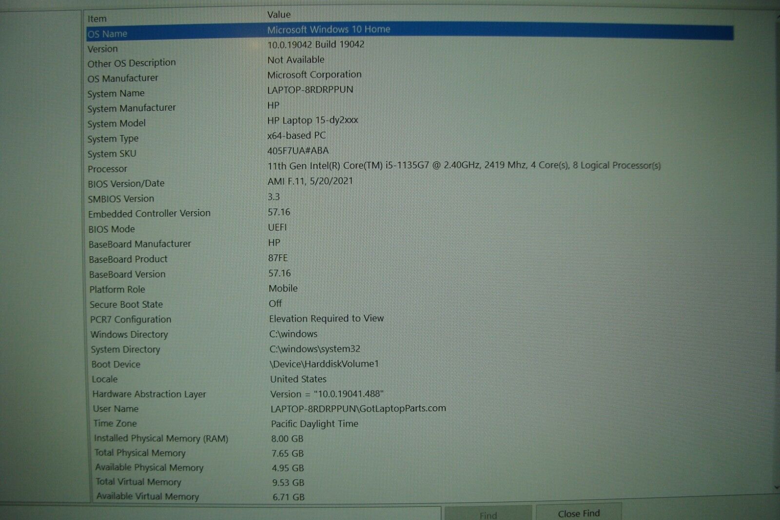 HP 15-dy2093dx 15.6