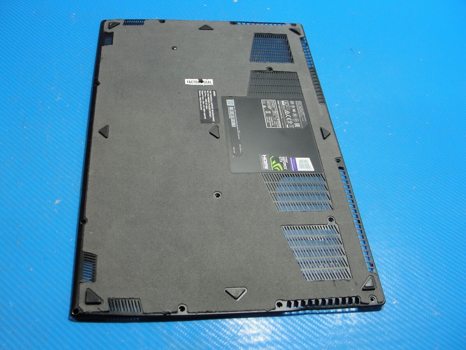 MSI 15.6” GS63 Stealth 8RE Genuine Laptop Bottom Case Base Cover 3076K3D212