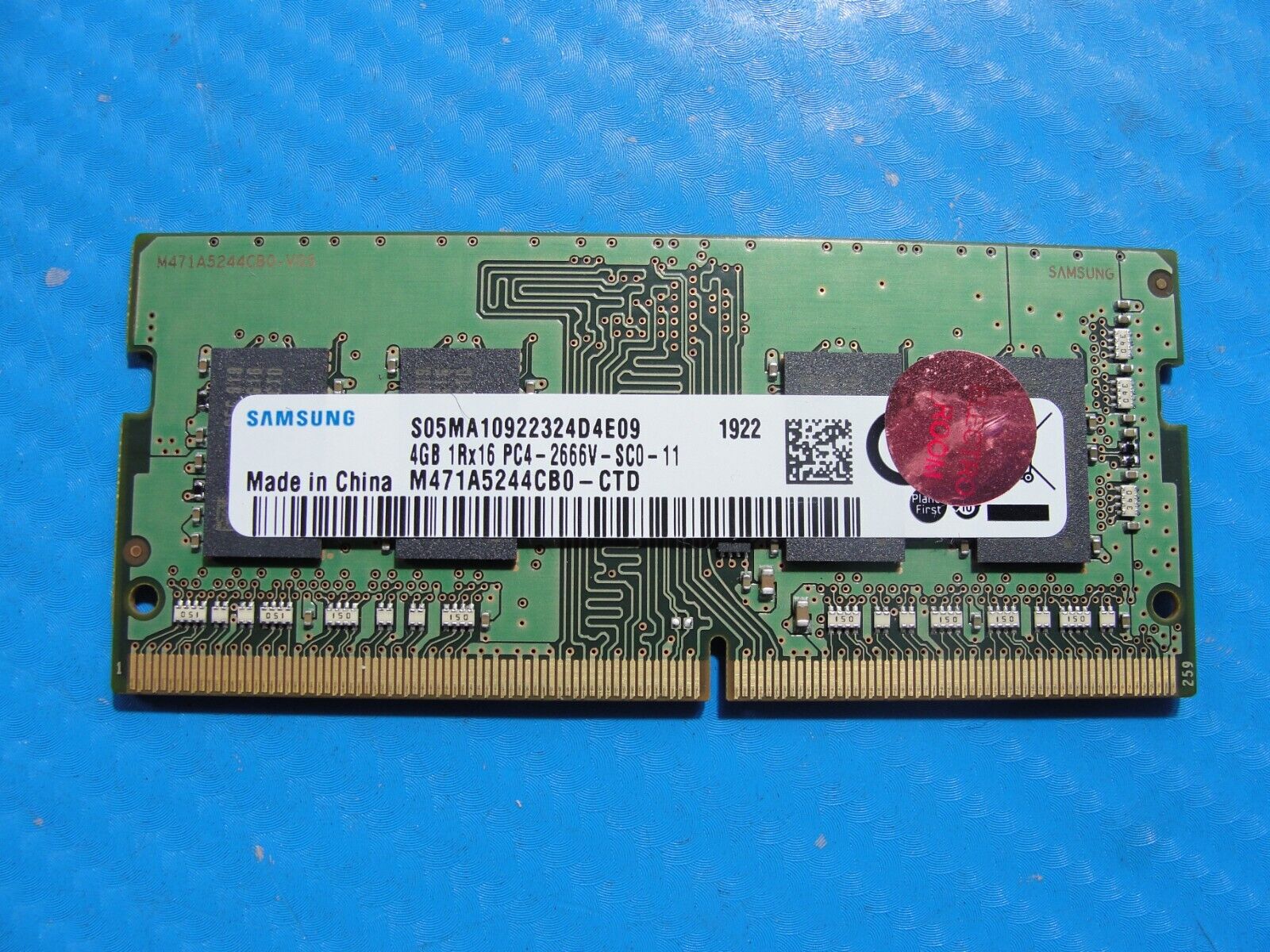 Asus S532F Samsung 4GB 1Rx16 PC4-2666V Memory RAM SO-DIMM M471A5244CB0-CTD