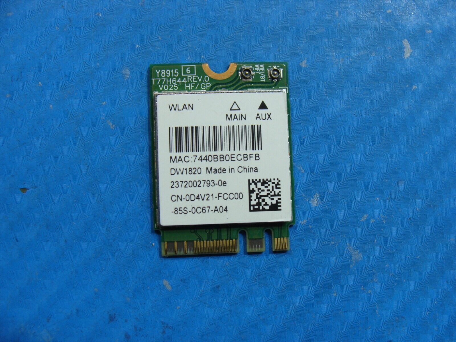 Dell Latitude 14” 5490 Genuine Laptop WiFi Wireless Card QCNFA344A D4V21