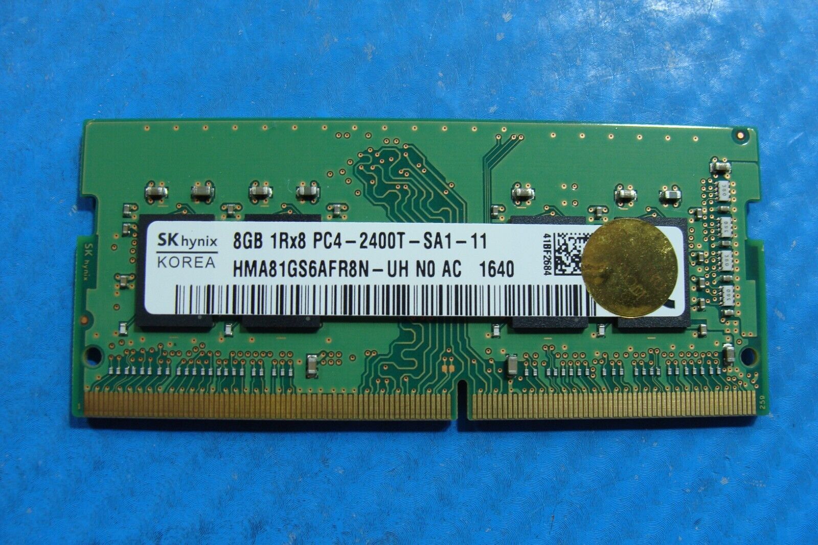 Dell 13 5378 SK Hynix 8GB 1Rx8 PC4-2400T Memory RAM SO-DIMM HMA81GS6AFR8N-UH