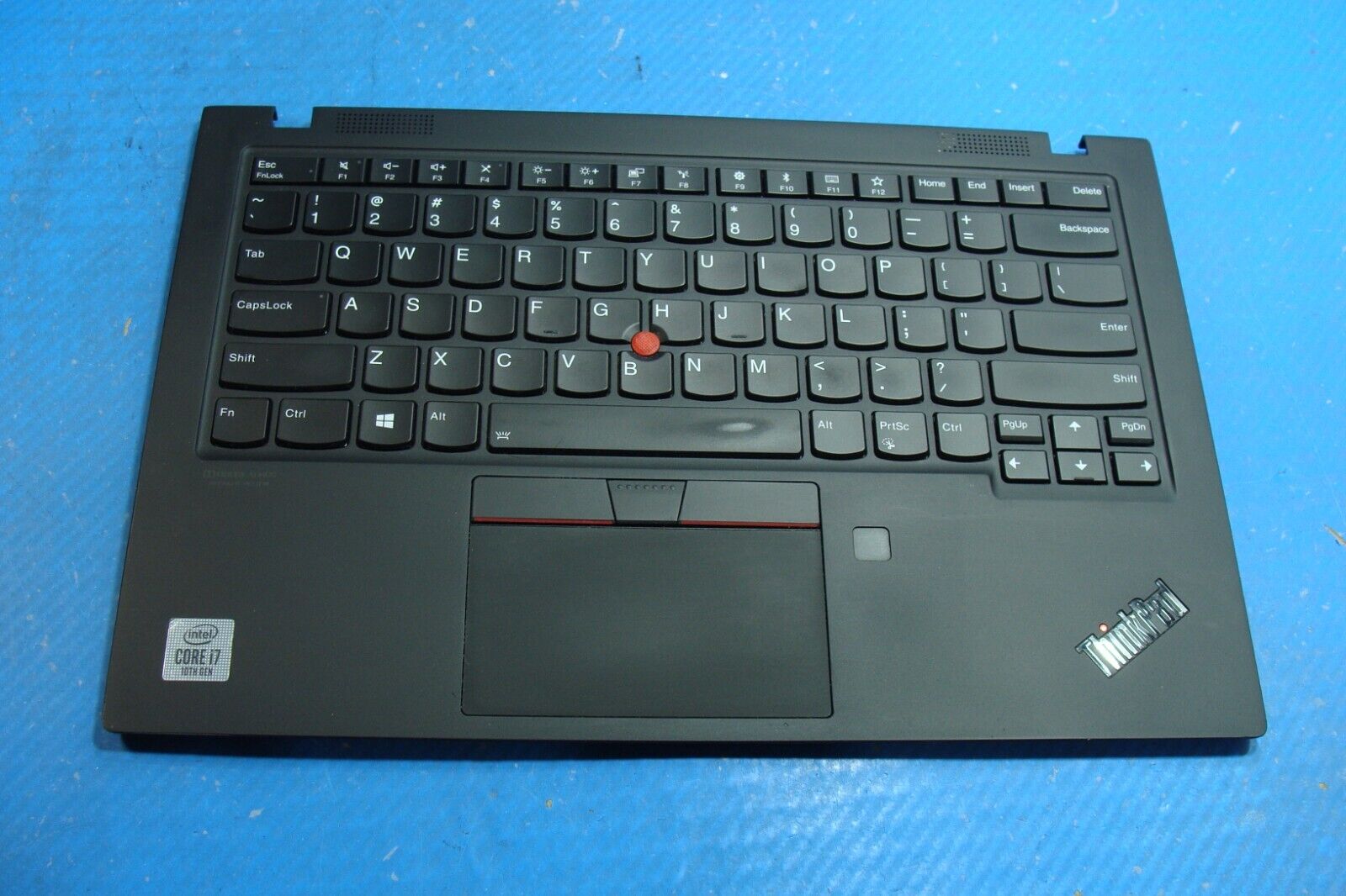 Lenovo ThinkPad 14 X1 Carbon 7th Gen Palmrest w/TouchPad BL Keyboard AM1A1000100