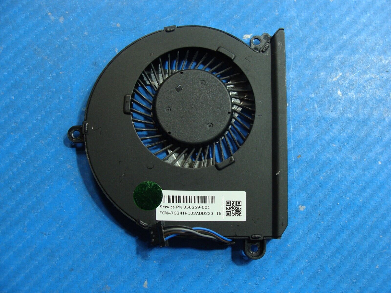 HP Pavilion 15.6” 15-au023cl OEM Laptop CPU Cooling Fan 856359-001 47G34TP103