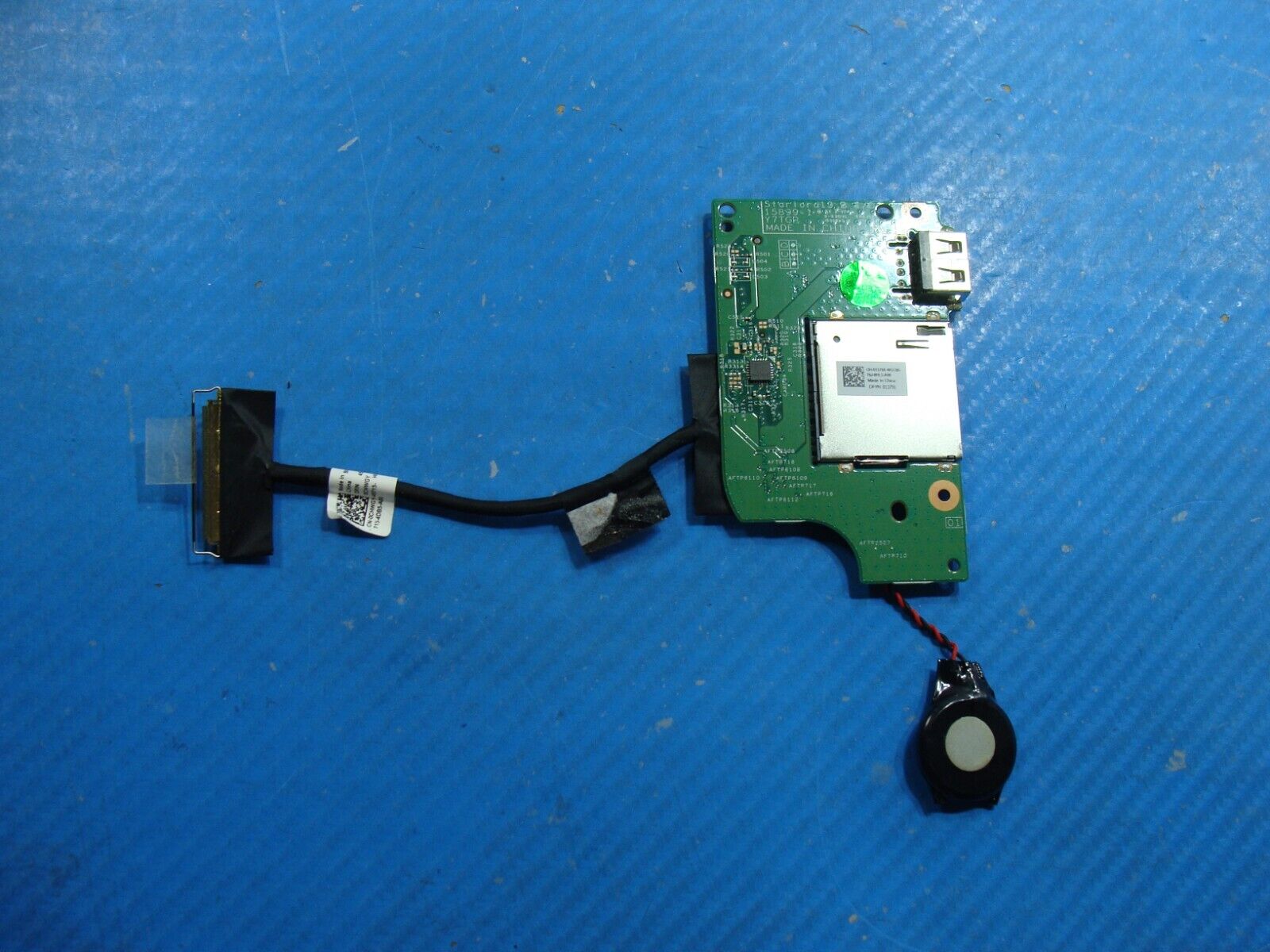 Dell Latitude 13.3” 13 3379 OEM USB Card Reader Board w/Cable  1379X Y7TGP CHWGY