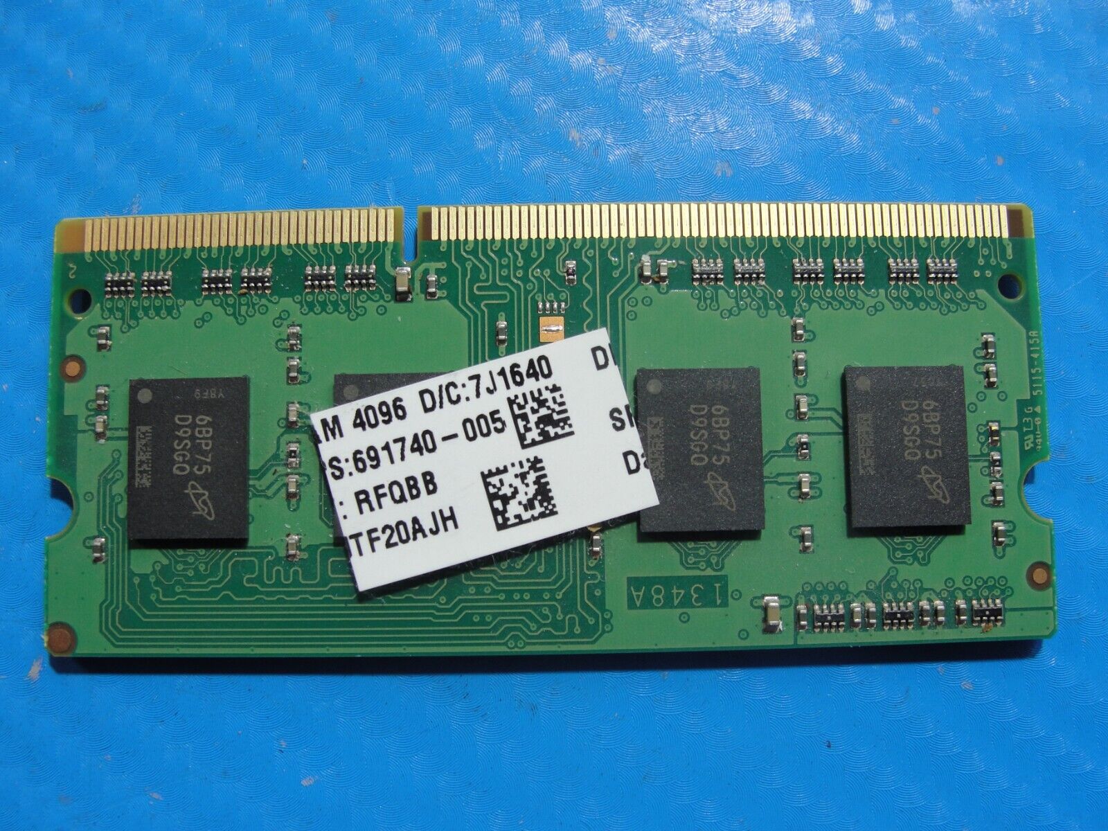 HP 15-af131dx Micron 4GB 1Rx8 PC3L-14900S Memory RAM SO-DIMM MT8KTF51264HZ-1G9P1