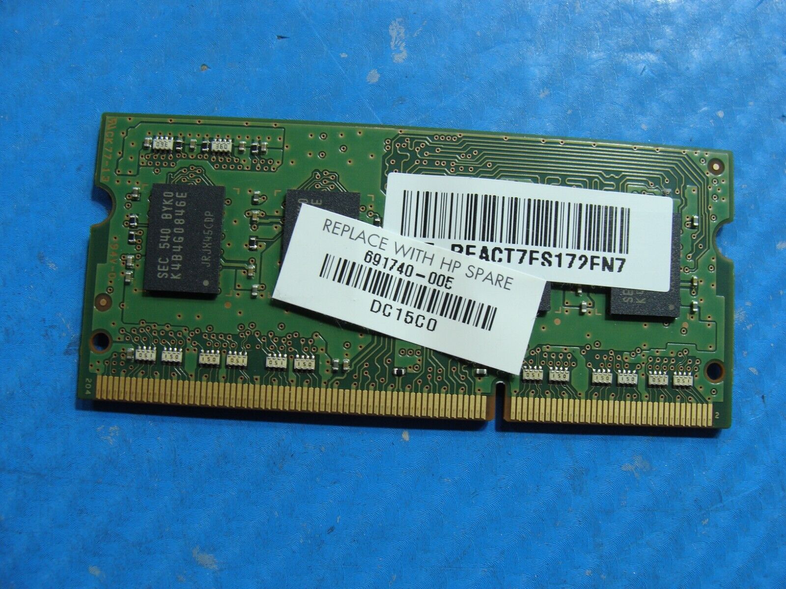 HP 15-ab253cl Samsung 4GB 1Rx8 PC3L-12800S Memory RAM SO-DIMM M471B5173EB0-YK0