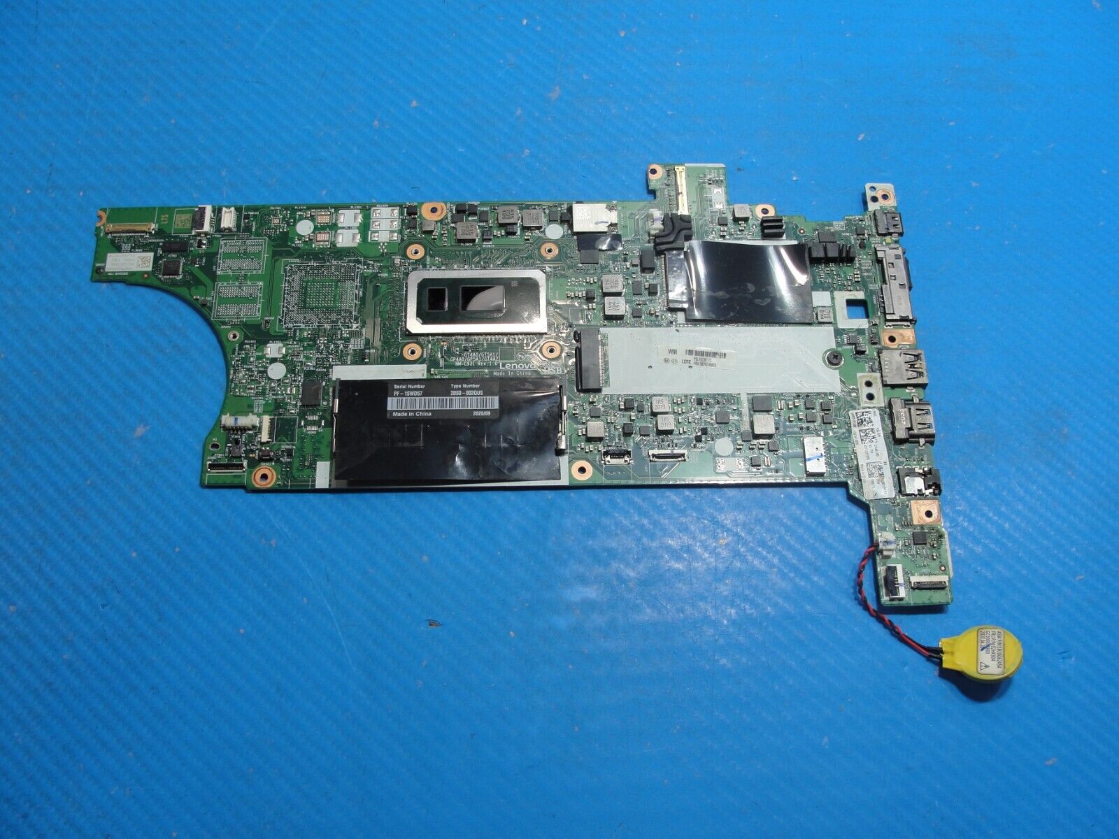 Lenovo ThinkPad 14” T14 Gen 1 OEM i7-10510U 1.8GHz Motherboard 5B20Z45923 AS IS