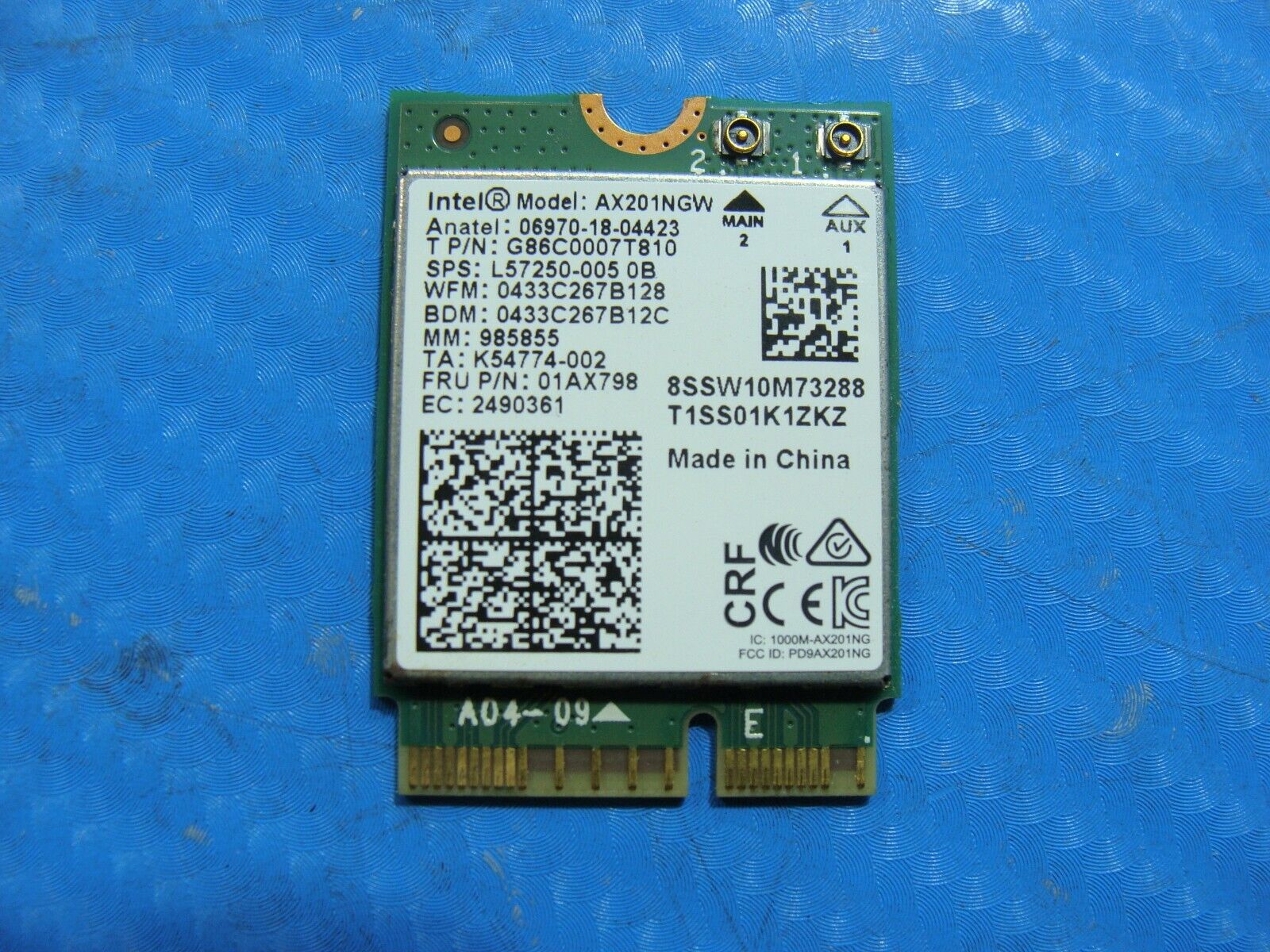 CyberPower PC C-Series Genuine Desktop Wireless WiFi Card AX201NGW