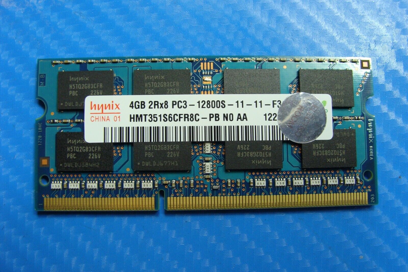 $12.99 | MacBook Pro A1278 Hynix 4Gb Memory Ram So-Dimm pc3-12800s hmt351s6cfr8c-pb