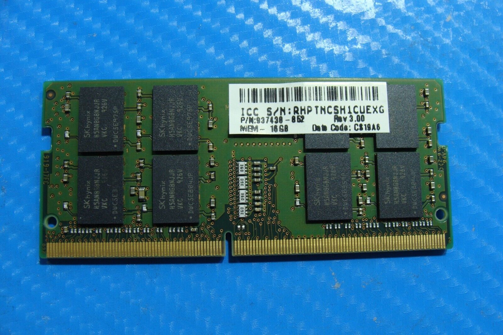 Dell 5420 SK Hynix 16GB 2Rx8 PC4-2666V SO-DIMM Memory RAM HMA82GS6JJR8N-VK