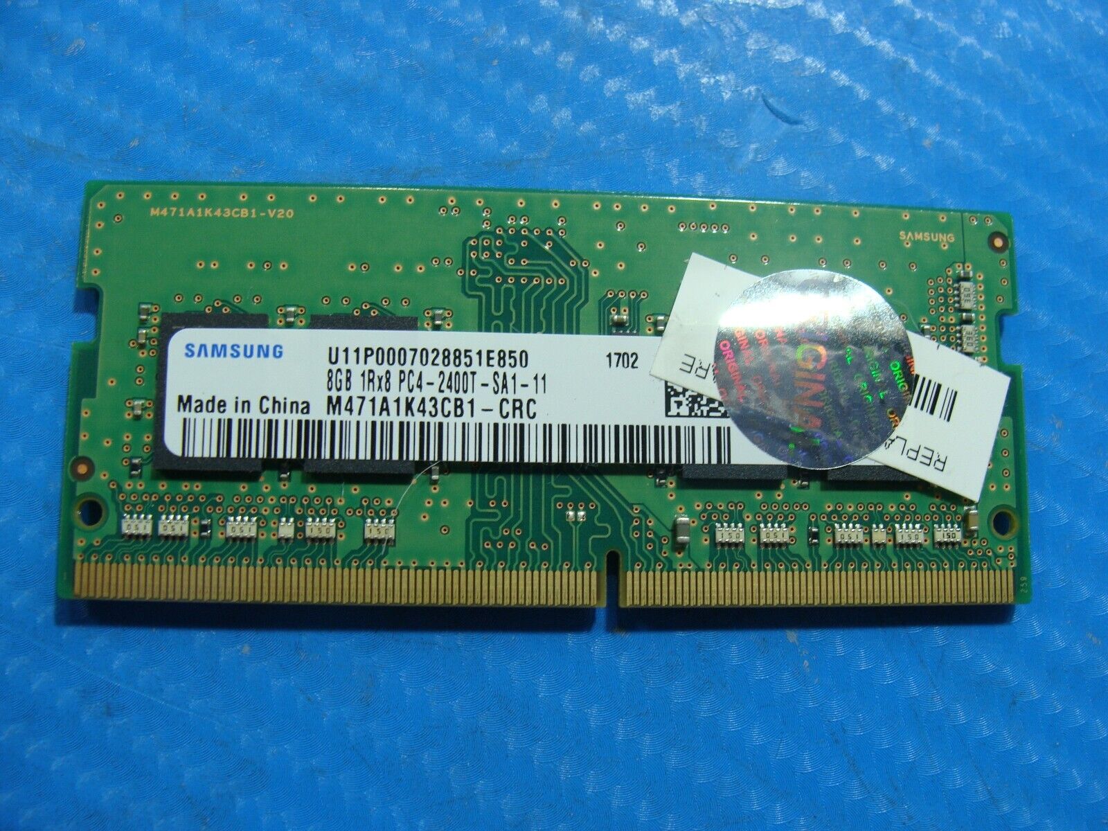 HP 15-au123cl Samsung 8GB 1Rx8 PC4-2400T Memory RAM SO-DIMM M471A1K43CB1-CRC