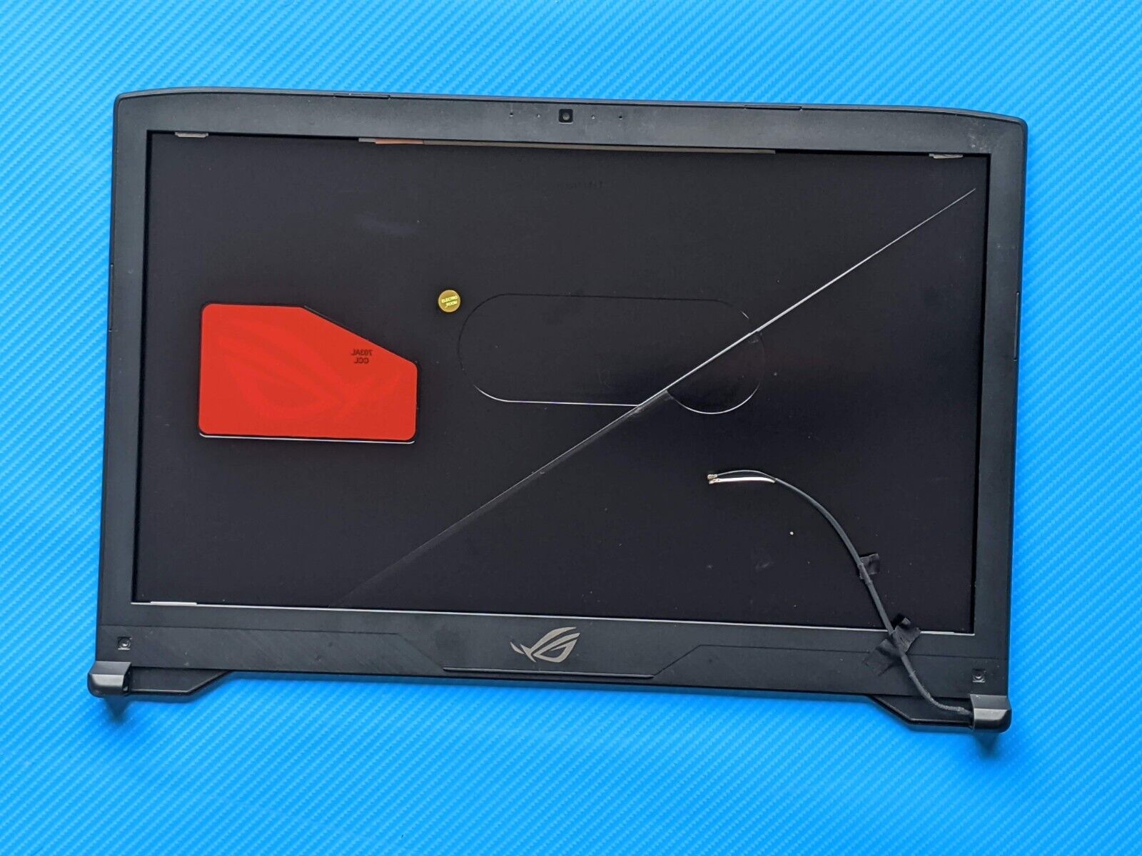 Asus ROG Strix 17.3” GL703VD-DB74 OEM Laptop LCD Back Cover w/Front Bezel Black