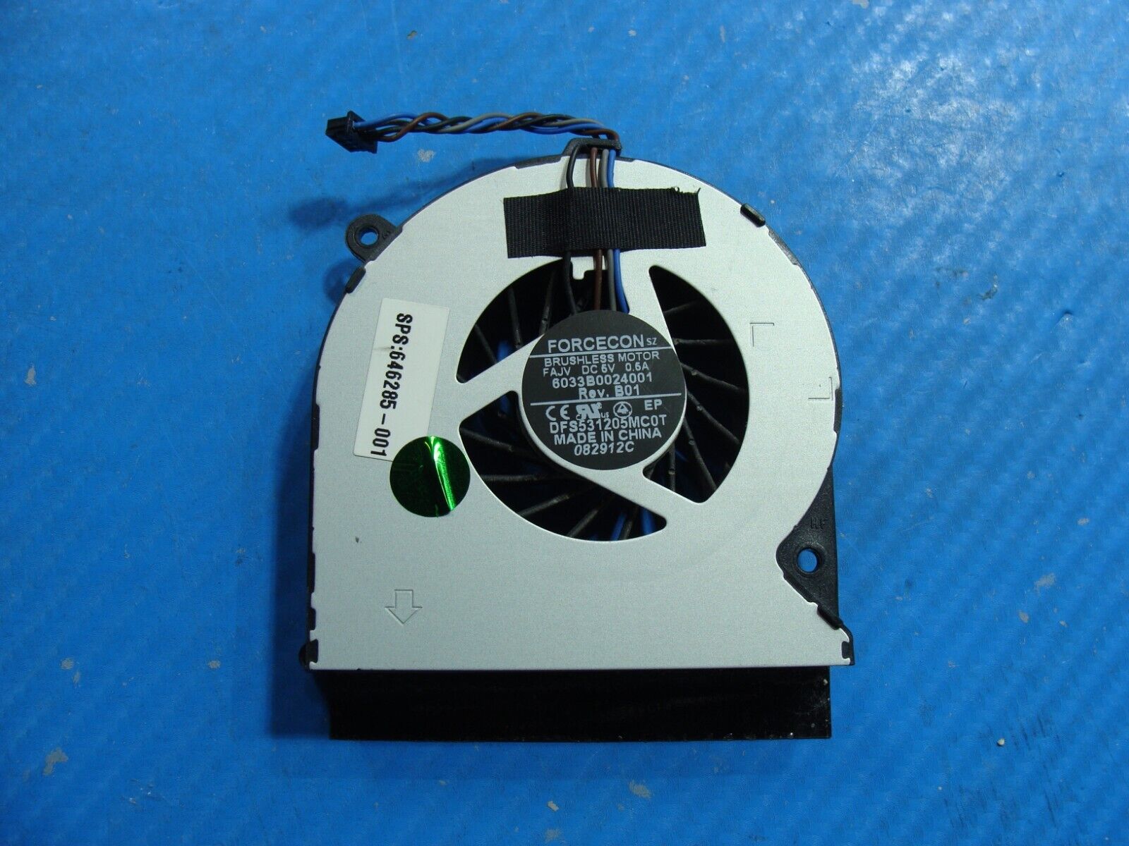 HP ProBook 17.3” 4730s Genuine Laptop CPU Cooling Fan 646285-001 6033B0024001