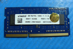 Dell 11 3168 Kingston 4GB 1Rx8 PC3L-12800S Memory RAM SO-DIMM KNWMX1-ETB