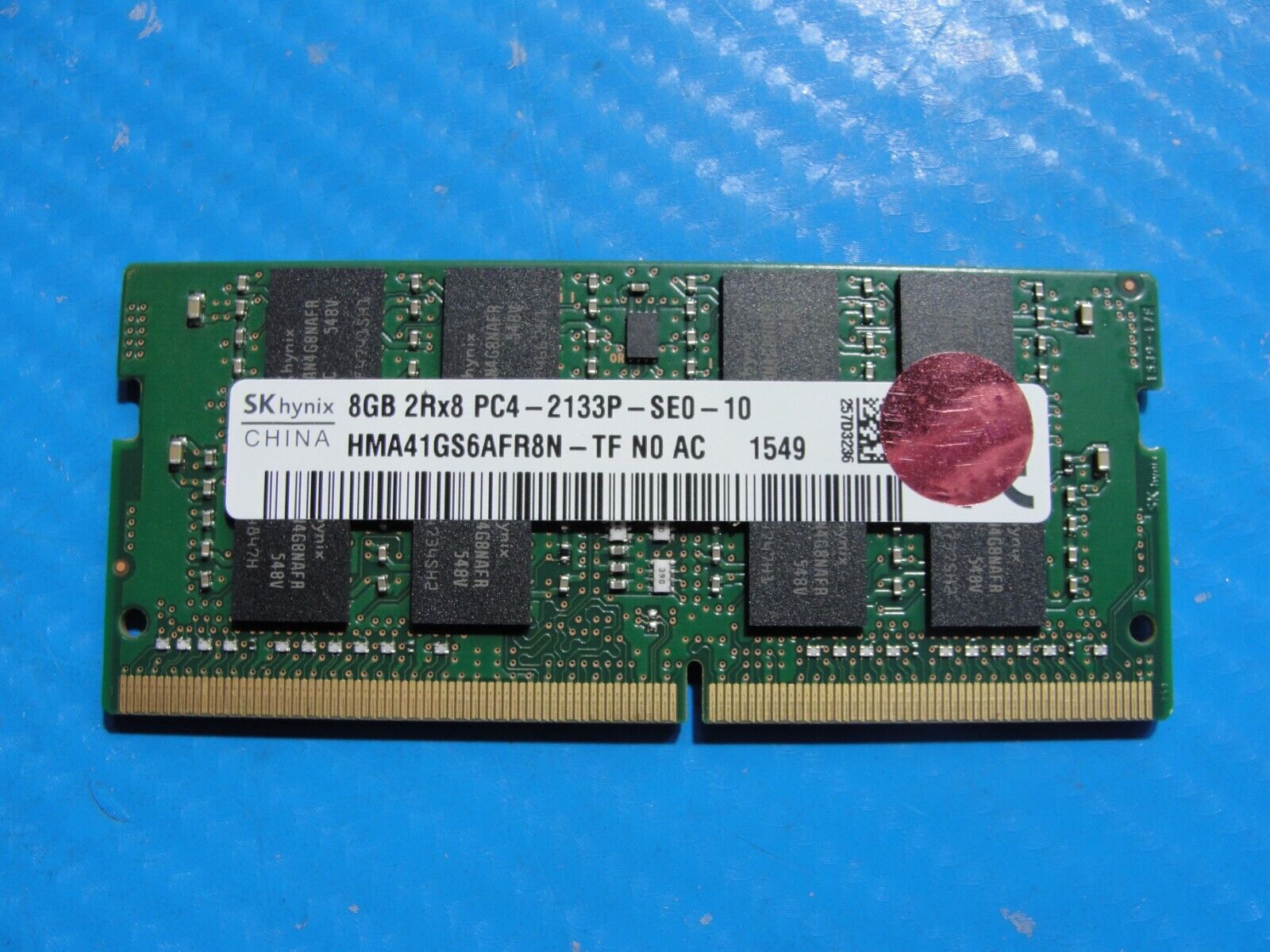 Dell 15 9550 SK Hynix 8GB 2Rx8 PC4-2133P Memory RAM SO-DIMM HMA41GS6AFR8N-TF