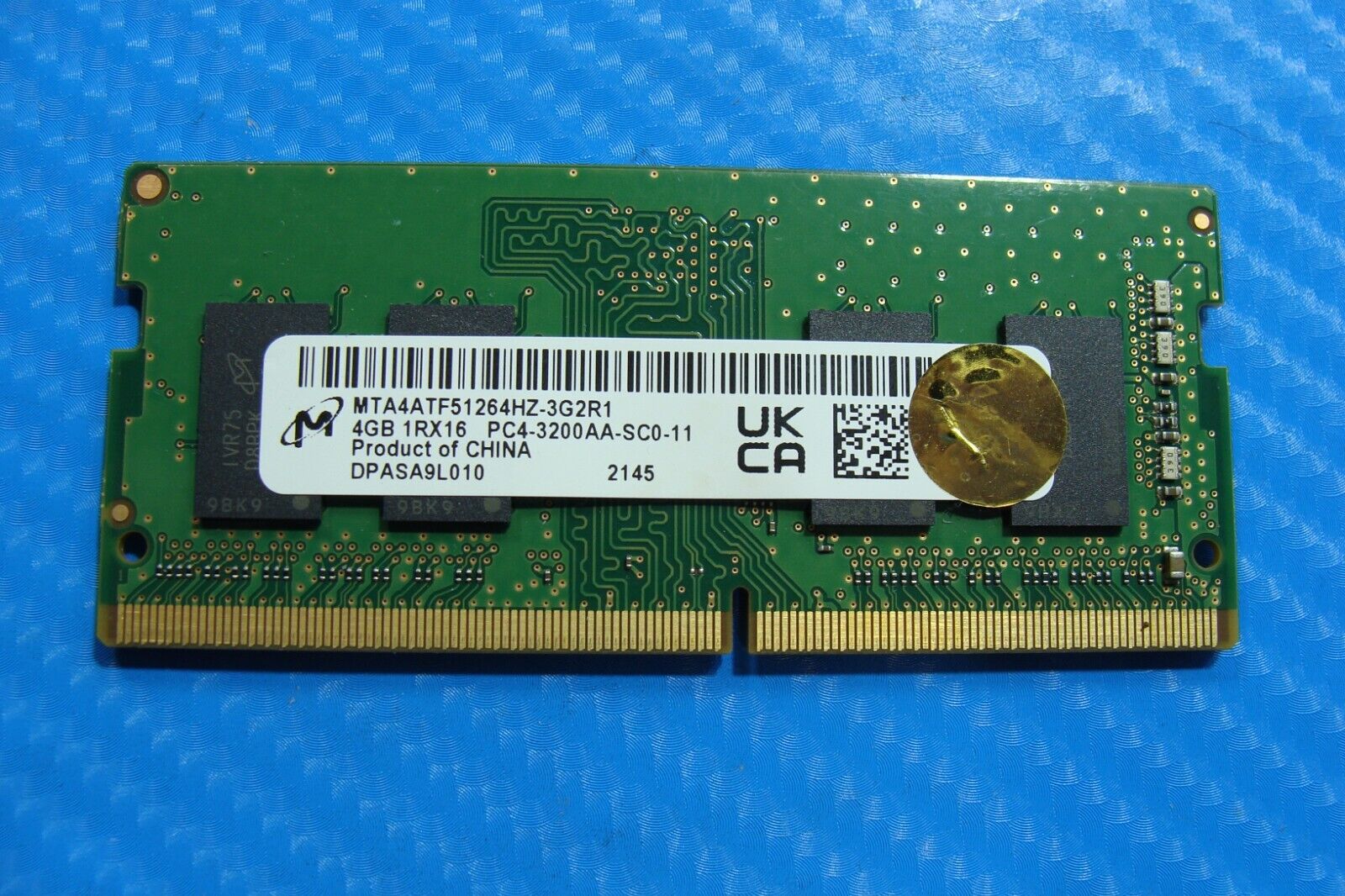 HP 15-ef2013dx Micron 4GB PC4-3200AA Memory RAM SO-DIMM MTA4ATF51264HZ-3G2R1