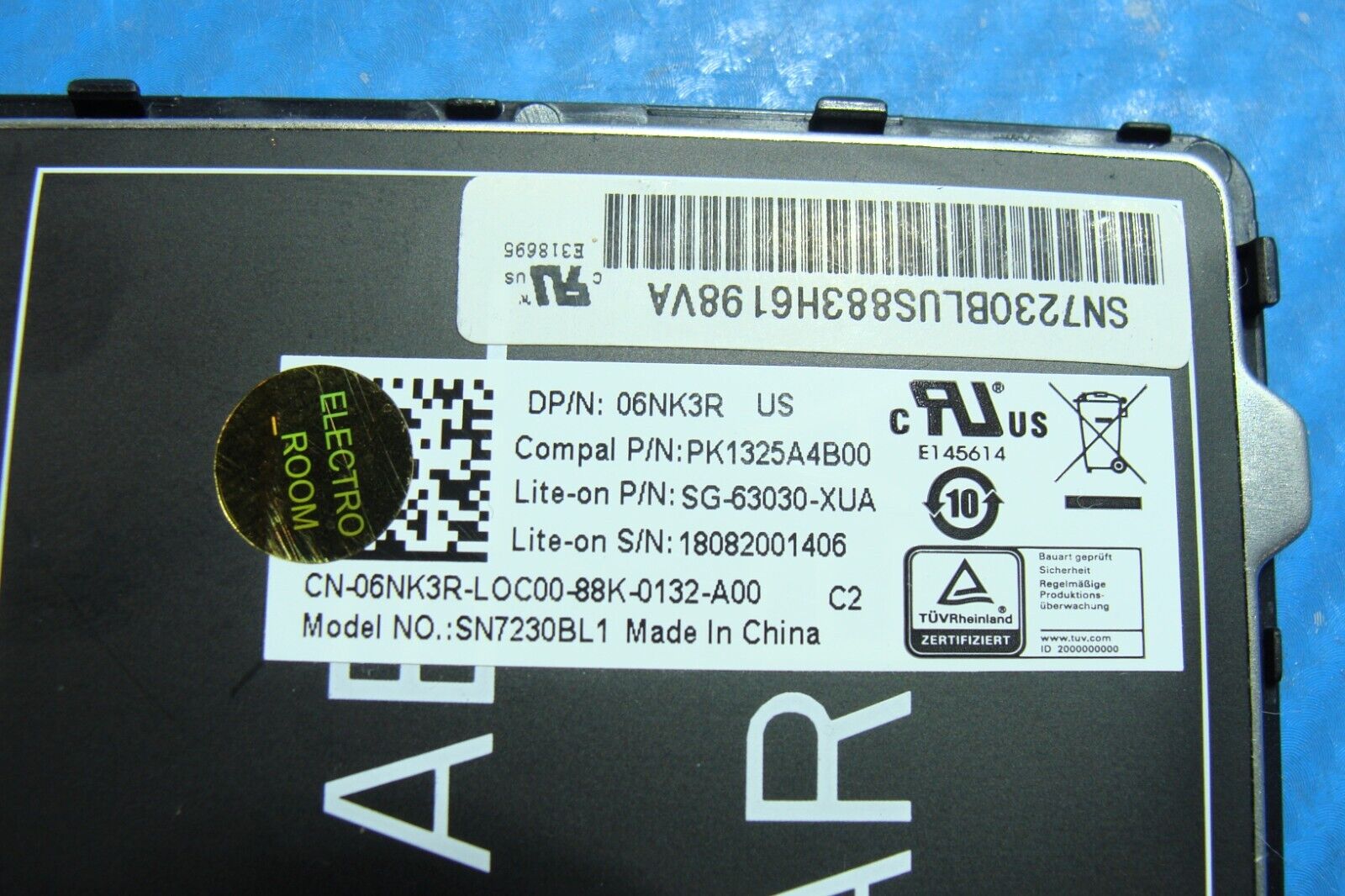 Dell Latitude 14” 5490 Genuine Laptop US Backlit Keyboard 6NK3R PK1325A4B00