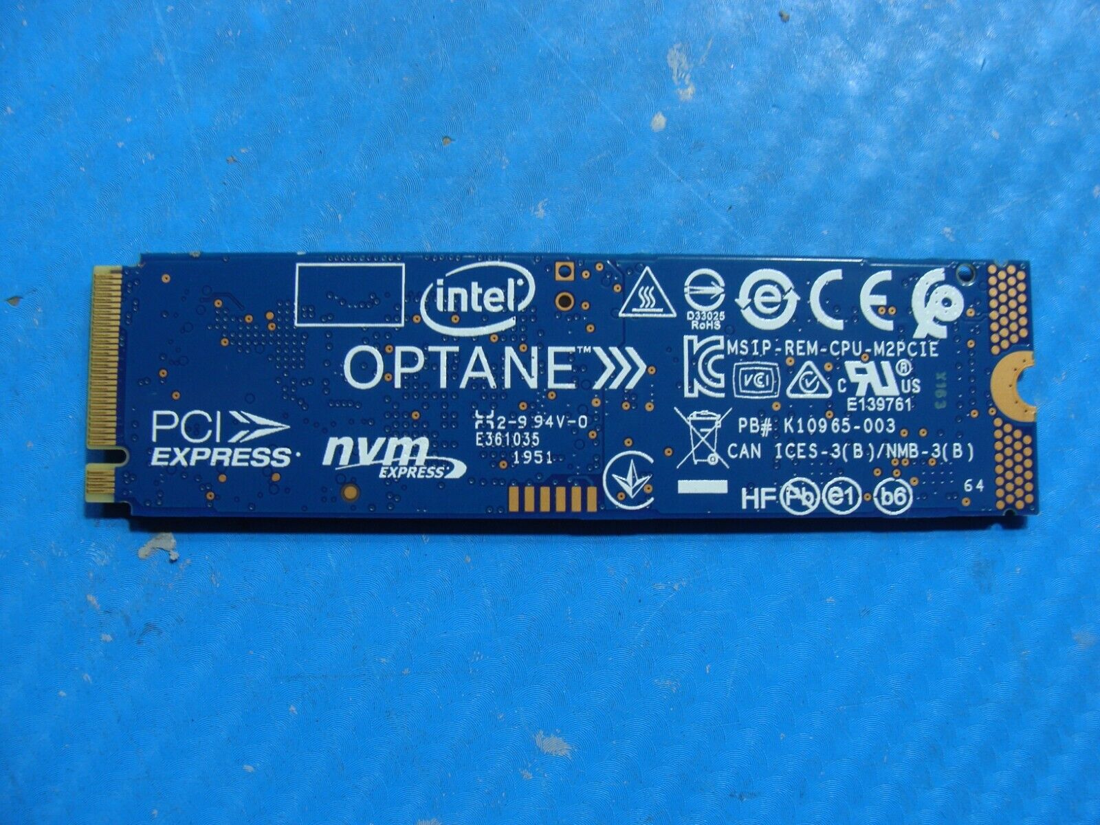 Dell 7500 Intel Optane 32GB/512GB M.2 NVMe SSD Solid State Drive HBRPEKNX0202A