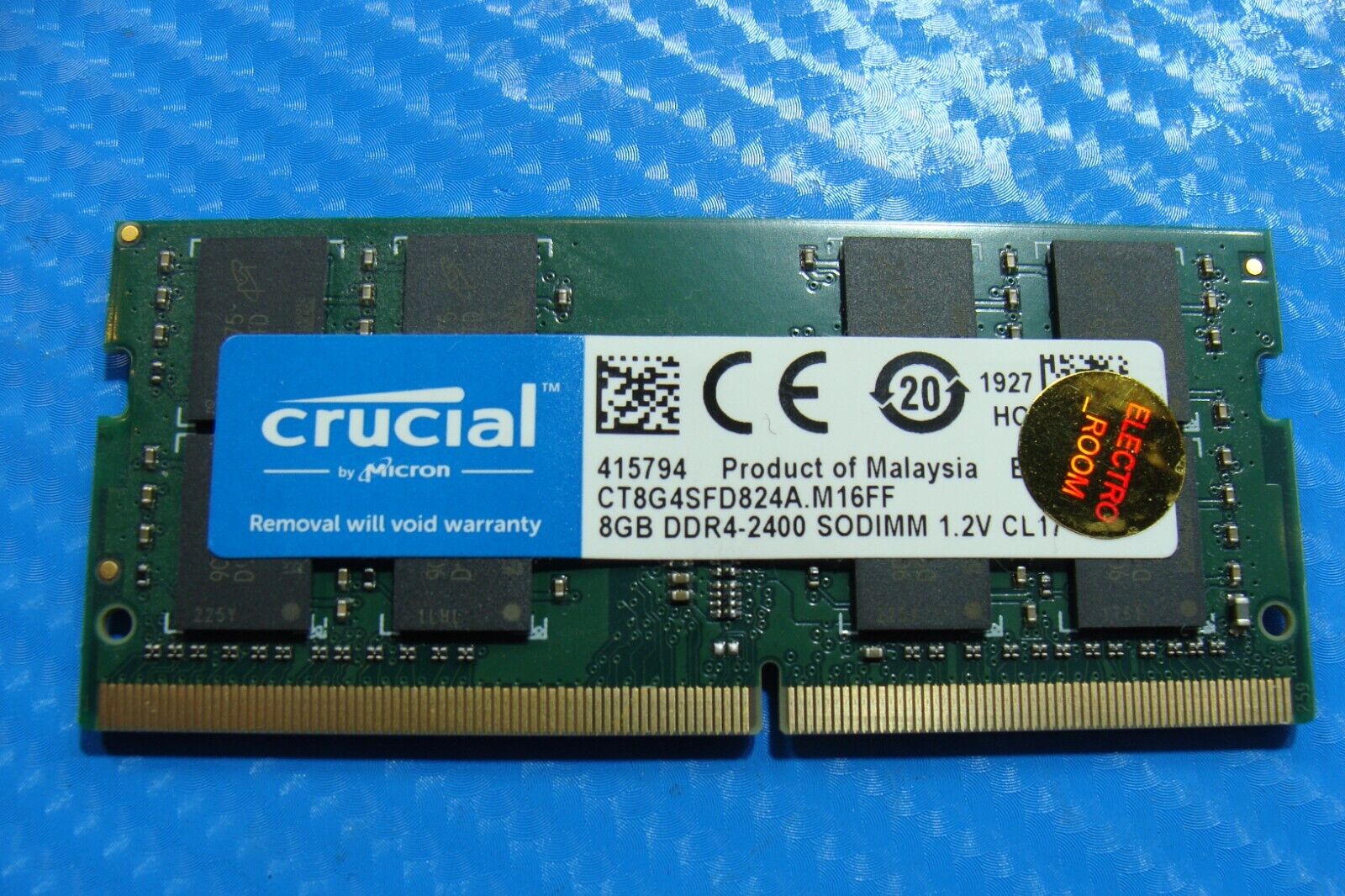 Dell 15 9560 Crucial 8GB DDR4-2400 SO-DIMM Memory RAM CT8G4SFD824A.M16FF