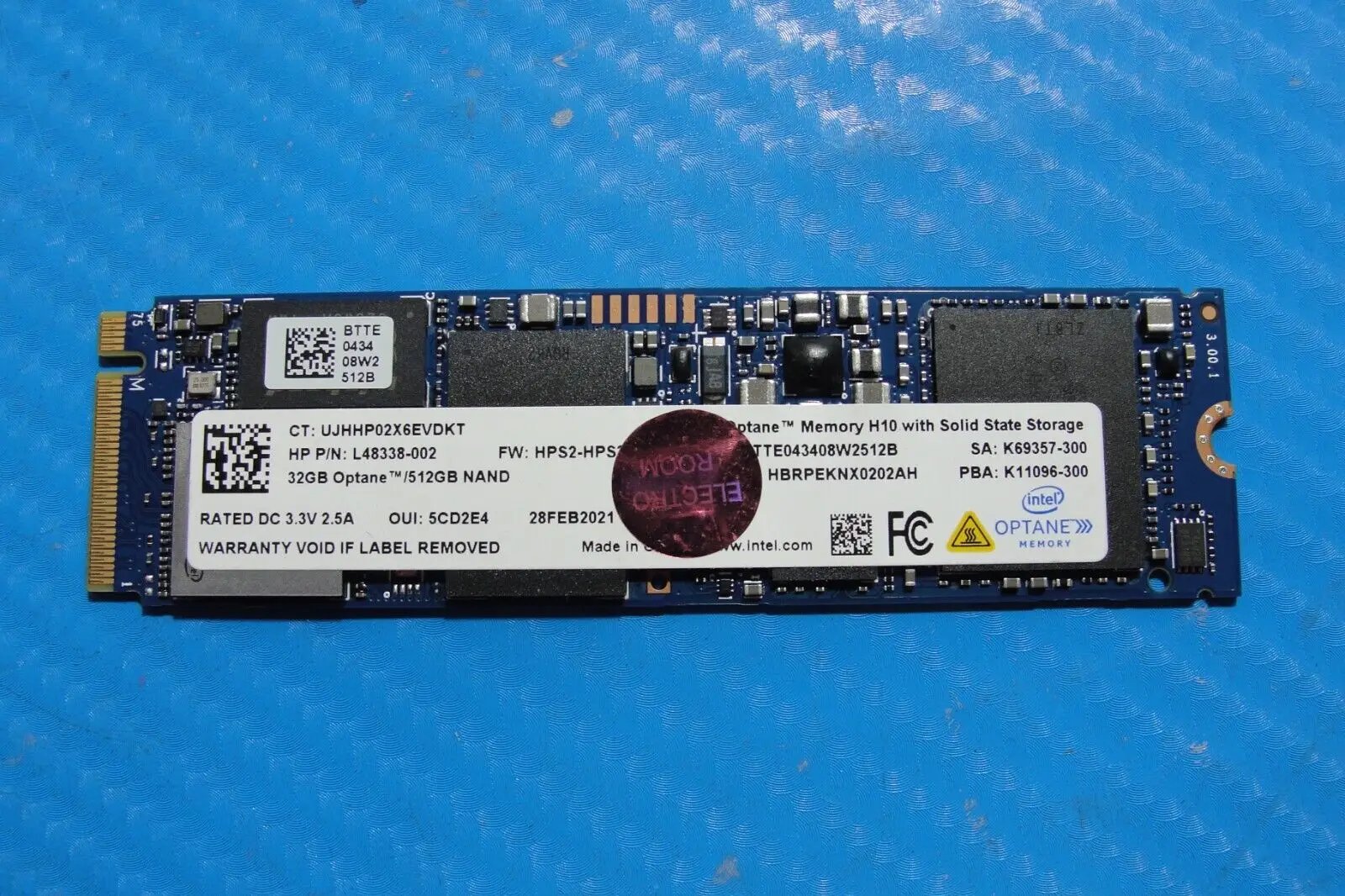 HP 15m-es0023dx Intel 32GB/512GB NVMe M.2 SSD Solid State Drive HBRPEKNX0202AH