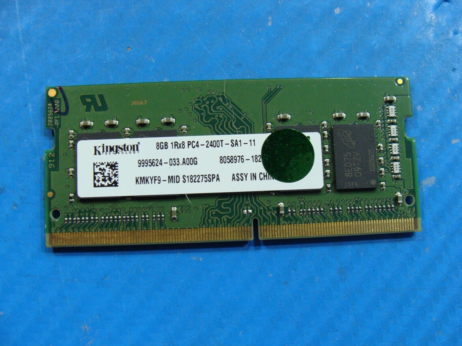 Dell 5490 Kingston 8GB 1Rx8 PC4-2400T Memory RAM SO-DIMM KMKYF9-MID