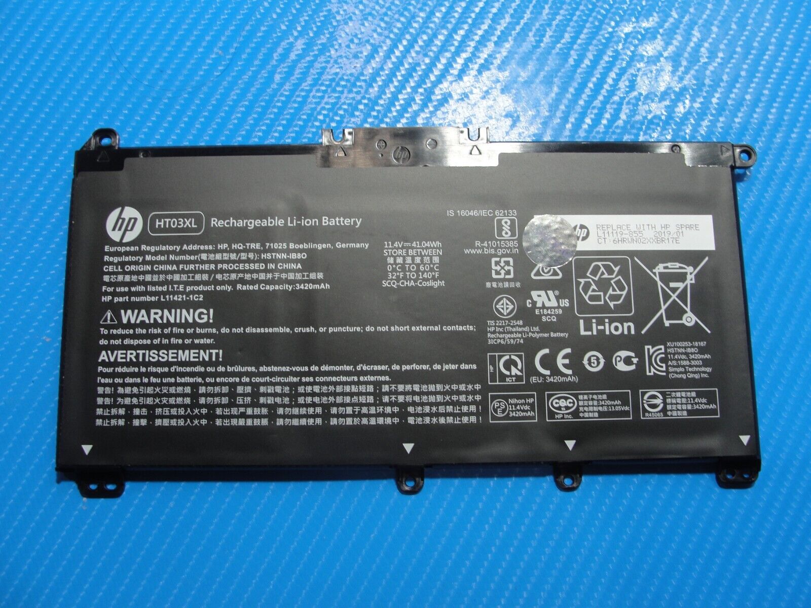 HP Pavilion 15-cs1065cl 15.6