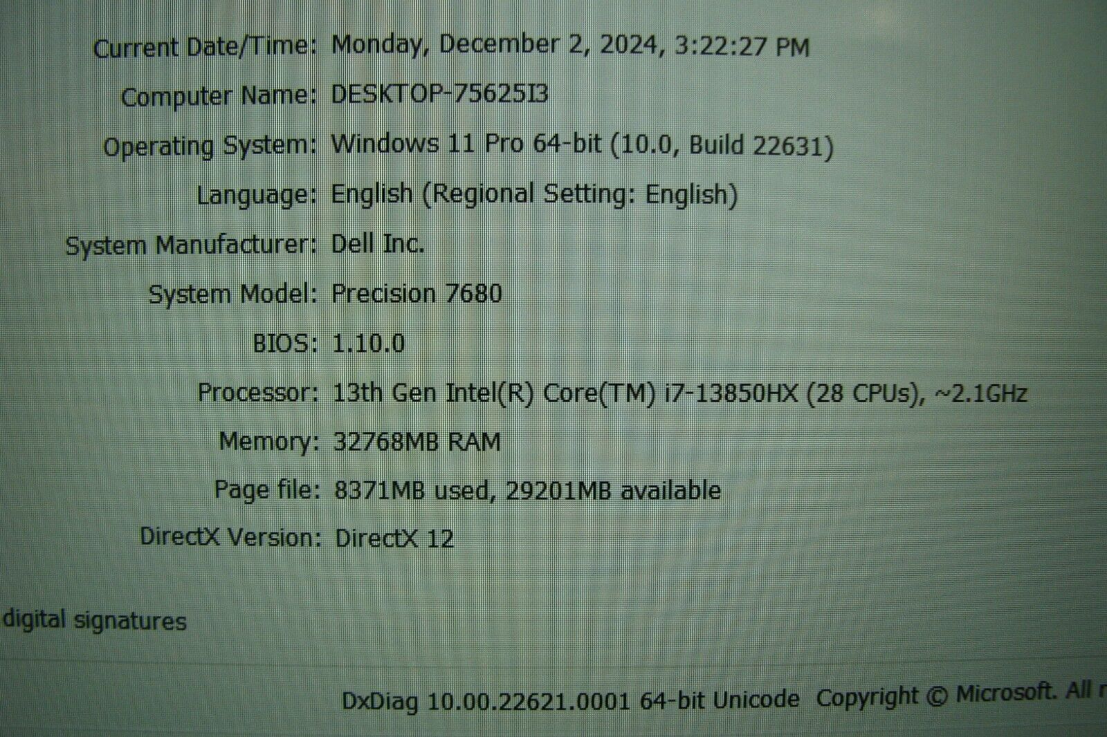 Dell Precision 7680 16