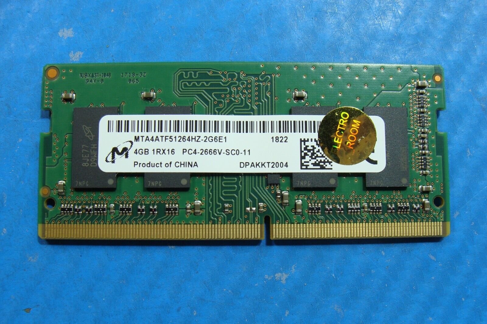 HP 15-bs289wm Micron 4GB 1Rx16 PC4-2666V Memory RAM SO-DIMM MTA4ATF51264HZ-2G6E1